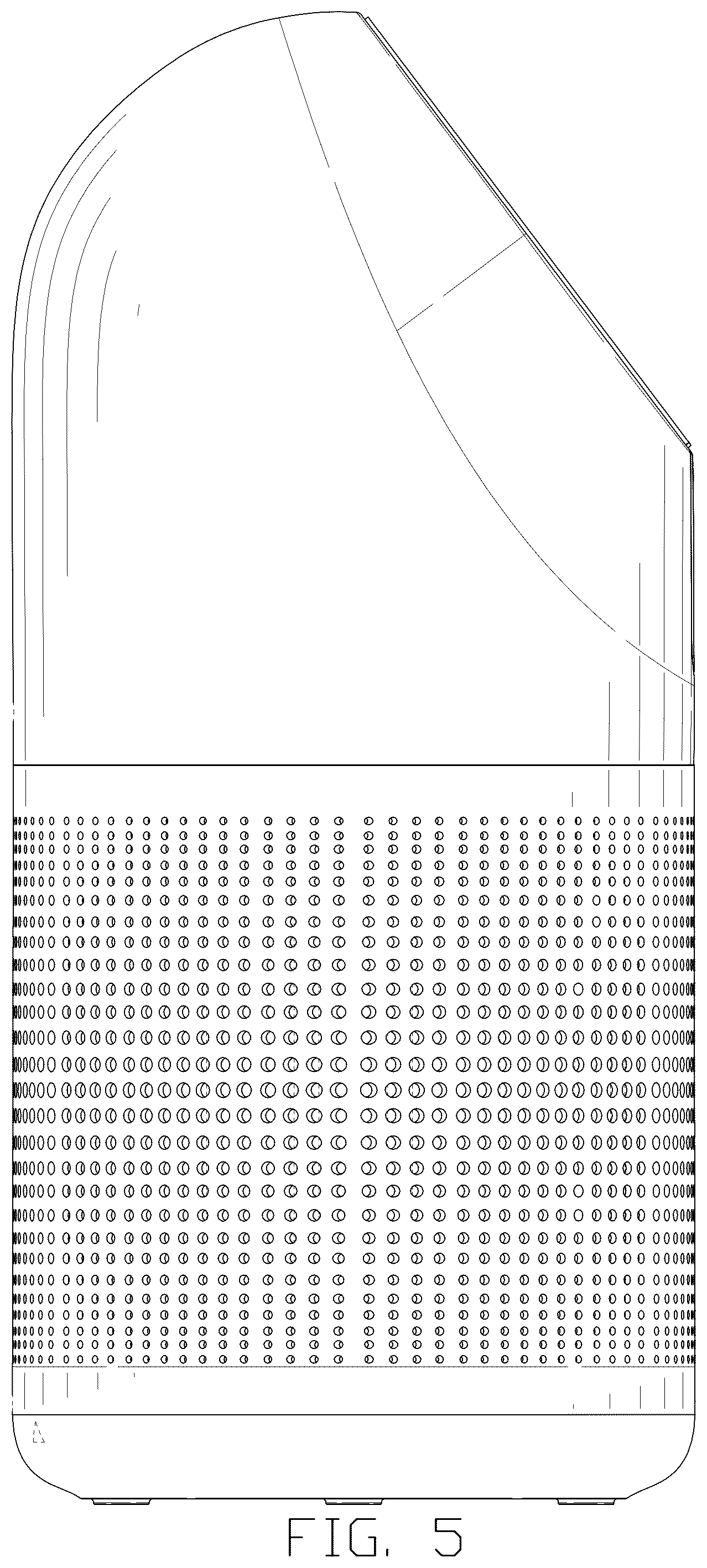 Patent USD1043940 Figure 5 – Air cleaner