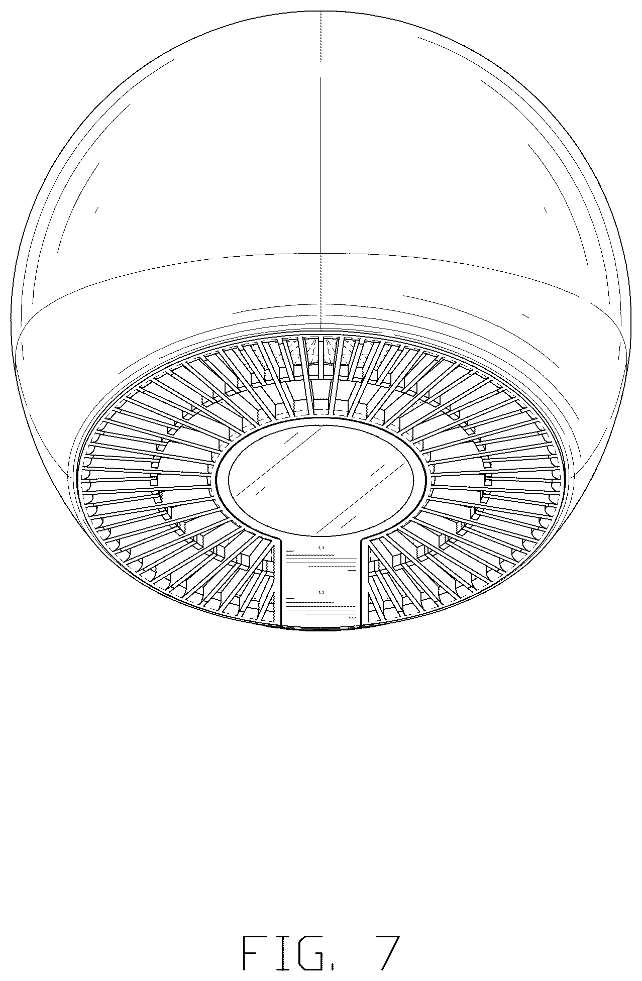 Patent USD1043940 Figure 7 – Air cleaner
