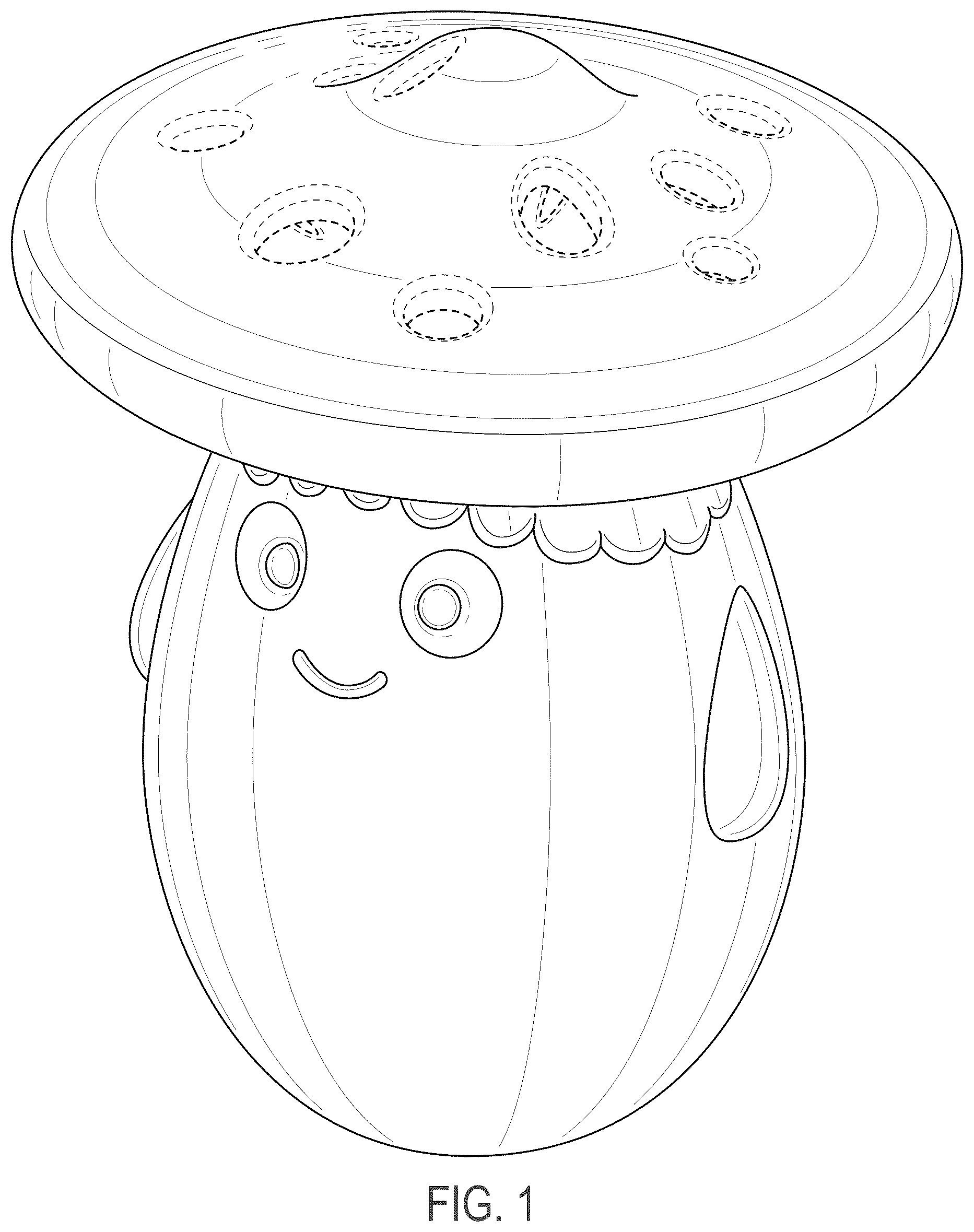 Patent USD1043942 Figure 1 – Kitchen container