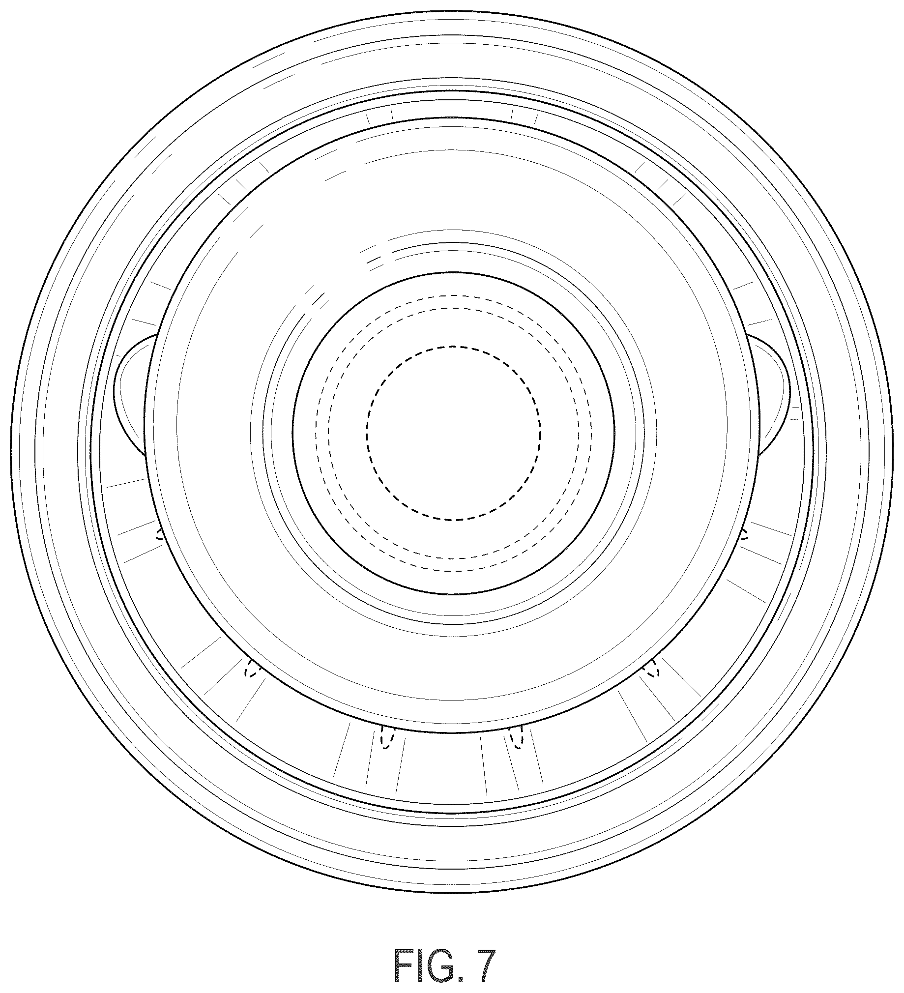 Patent USD1043942 Figure 7 – Kitchen container