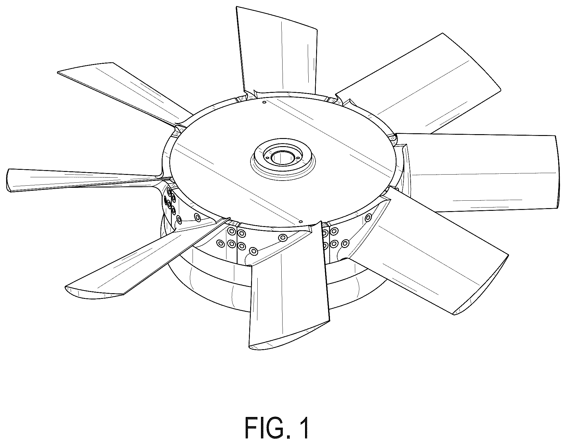 Patent USD1043943 — Fan — Figure 1