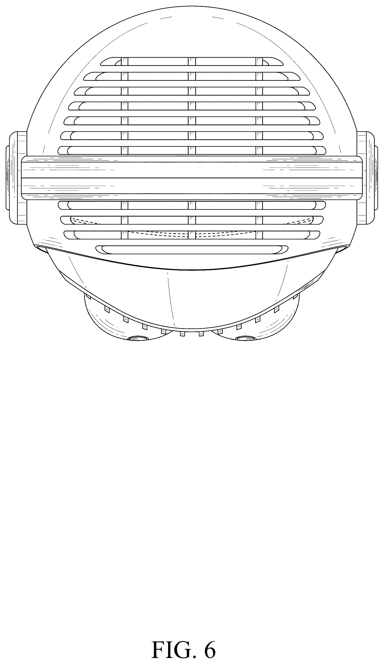 Patent USD1043944 Figure 6 – Electric fan