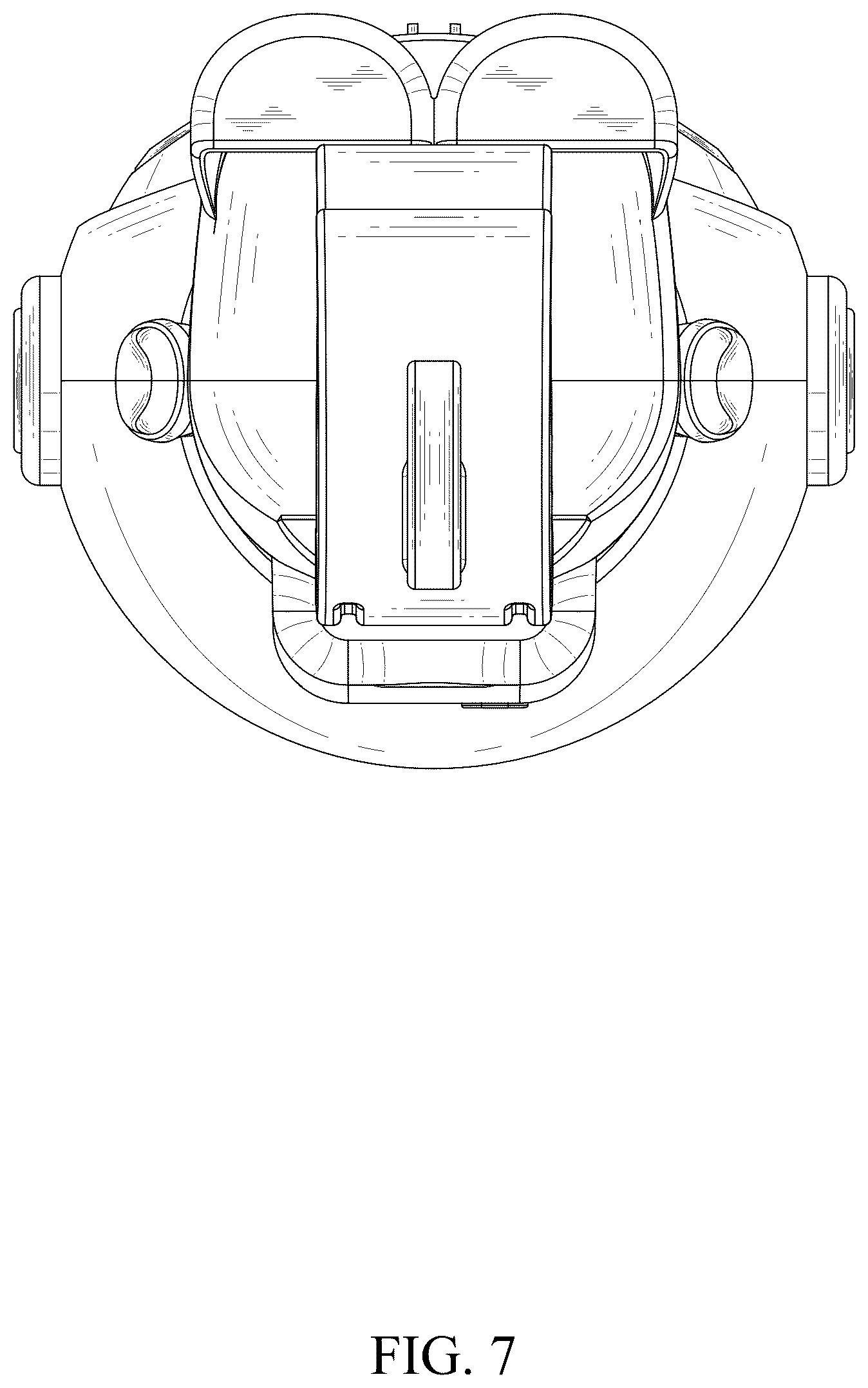 Patent USD1043944 Figure 7 – Electric fan