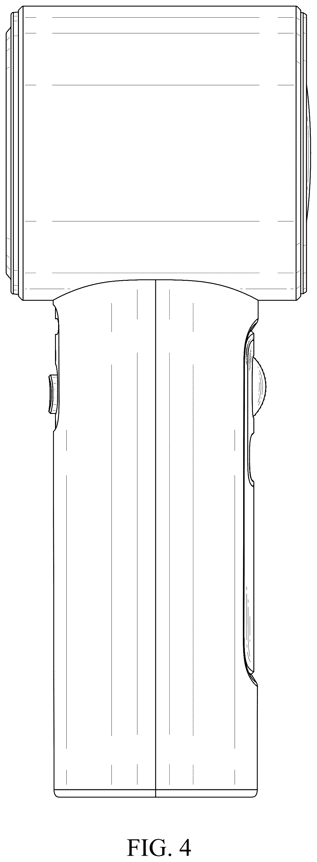 Patent USD1043945 Figure 4 – Hand-held fan