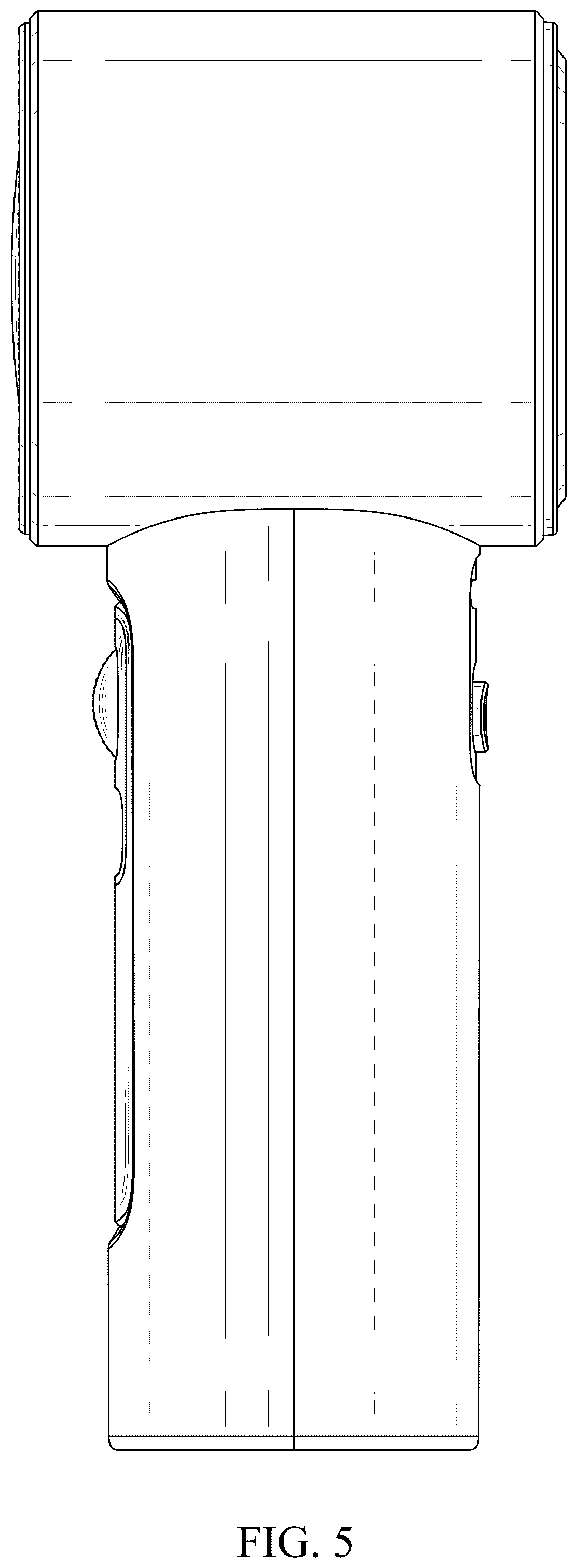 Patent USD1043945 Figure 5 – Hand-held fan