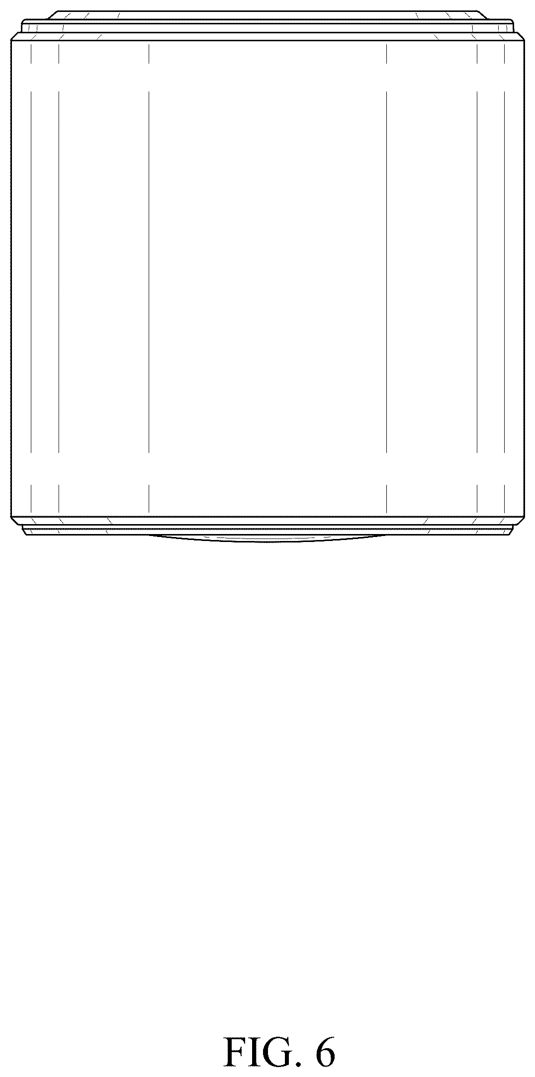 Patent USD1043945 Figure 6 – Hand-held fan