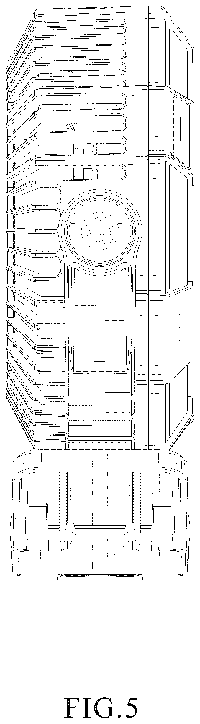 Patent USD1043947 Figure 5 – Camping clamp fan