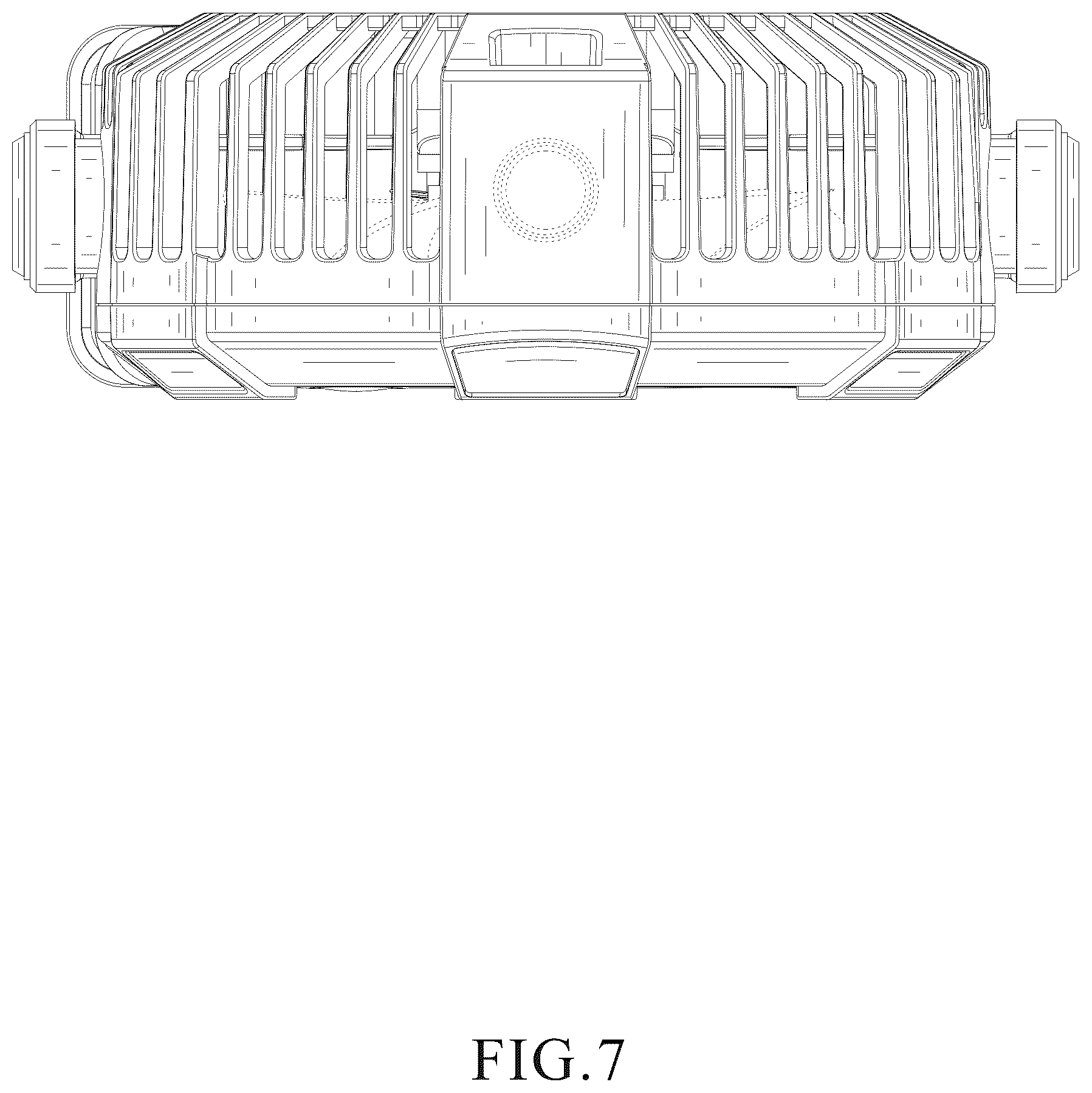 Patent USD1043947 Figure 7 – Camping clamp fan