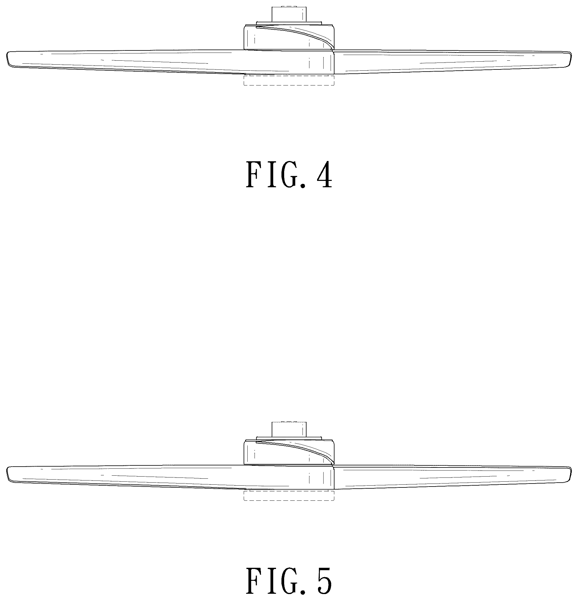 Patent USD1043948 Figure 3 – Ceiling fan