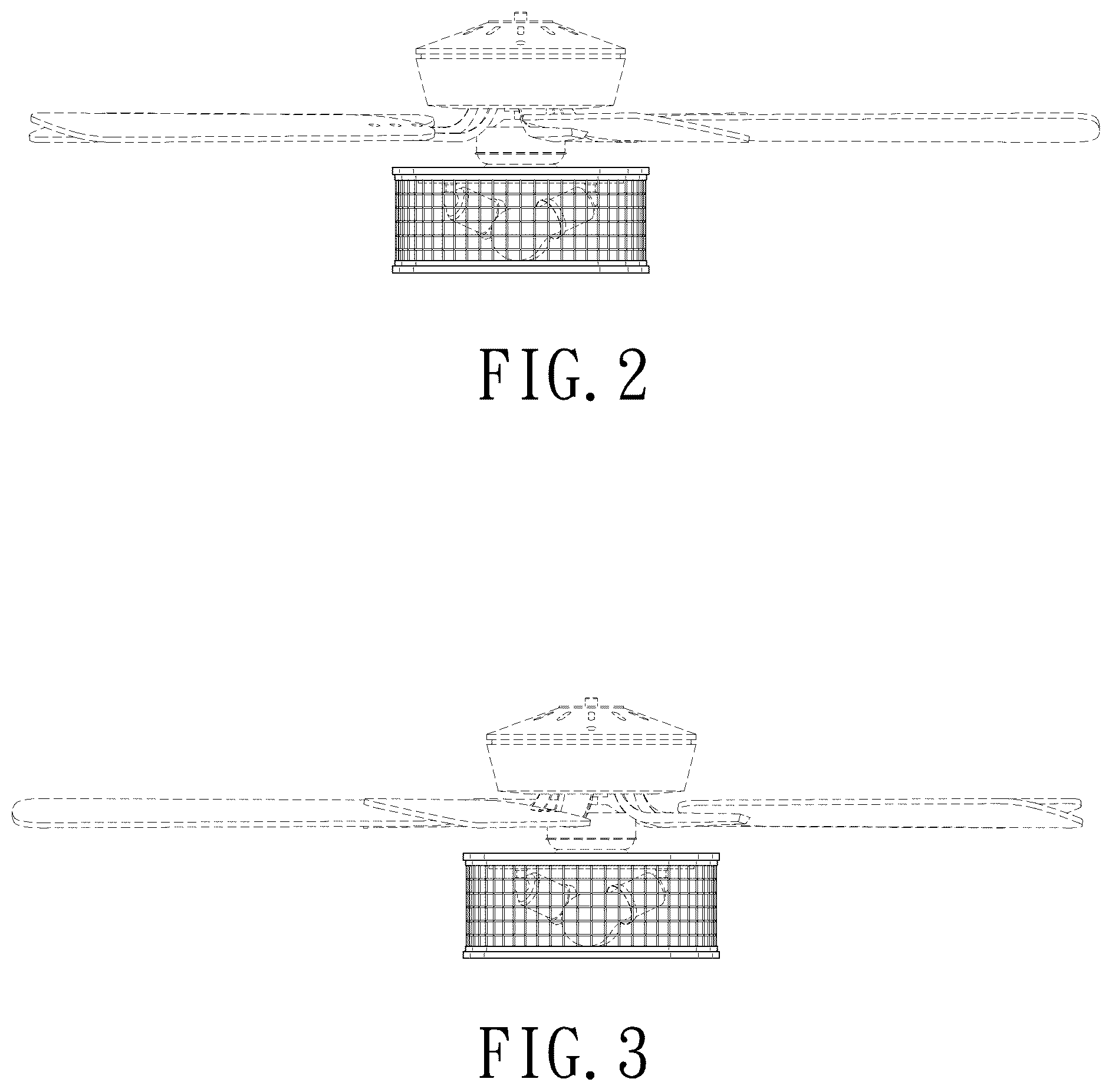 Patent USD1043949 Figure 2 – Ceiling fan light kit