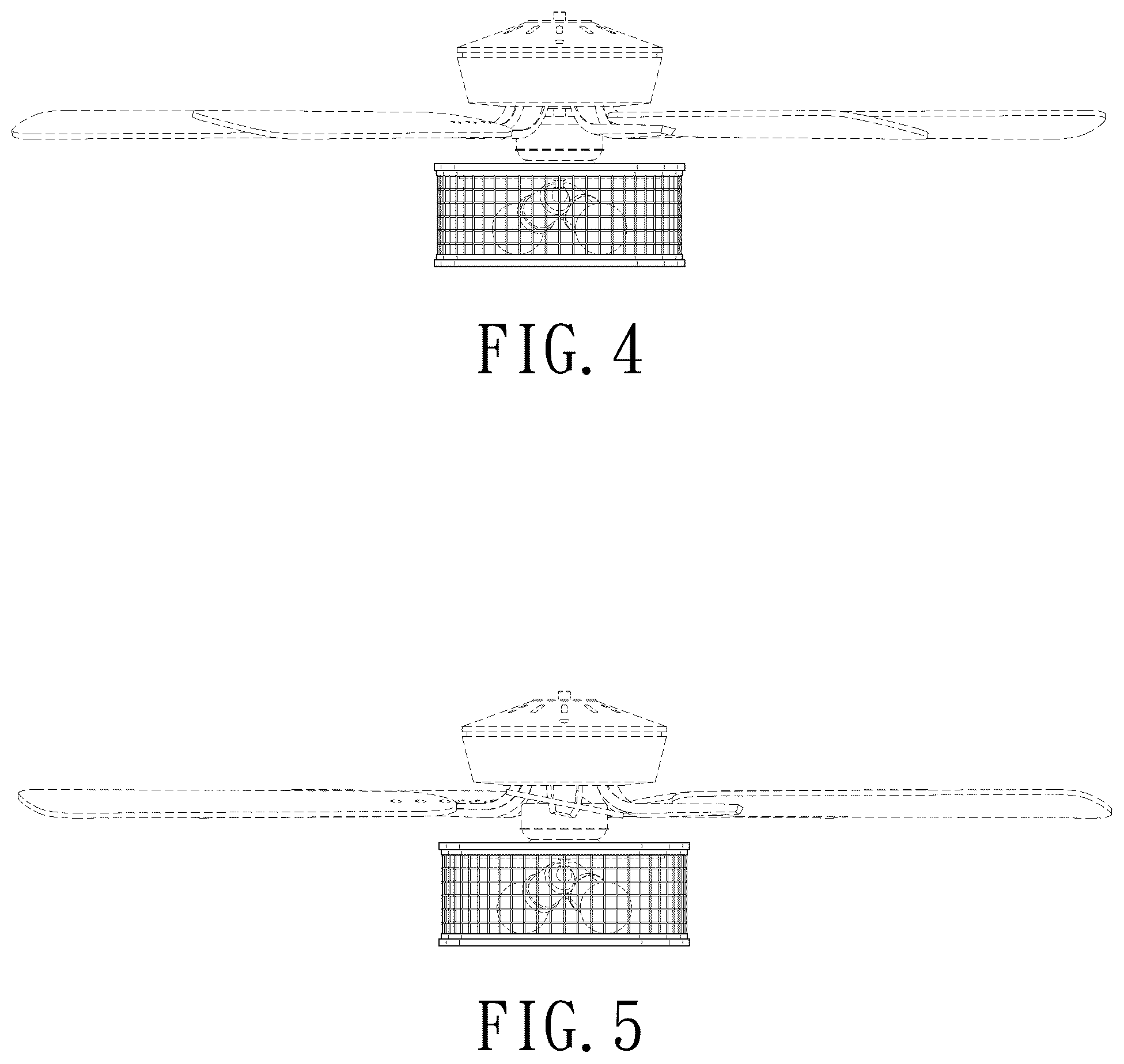 Patent USD1043949 Figure 3 – Ceiling fan light kit