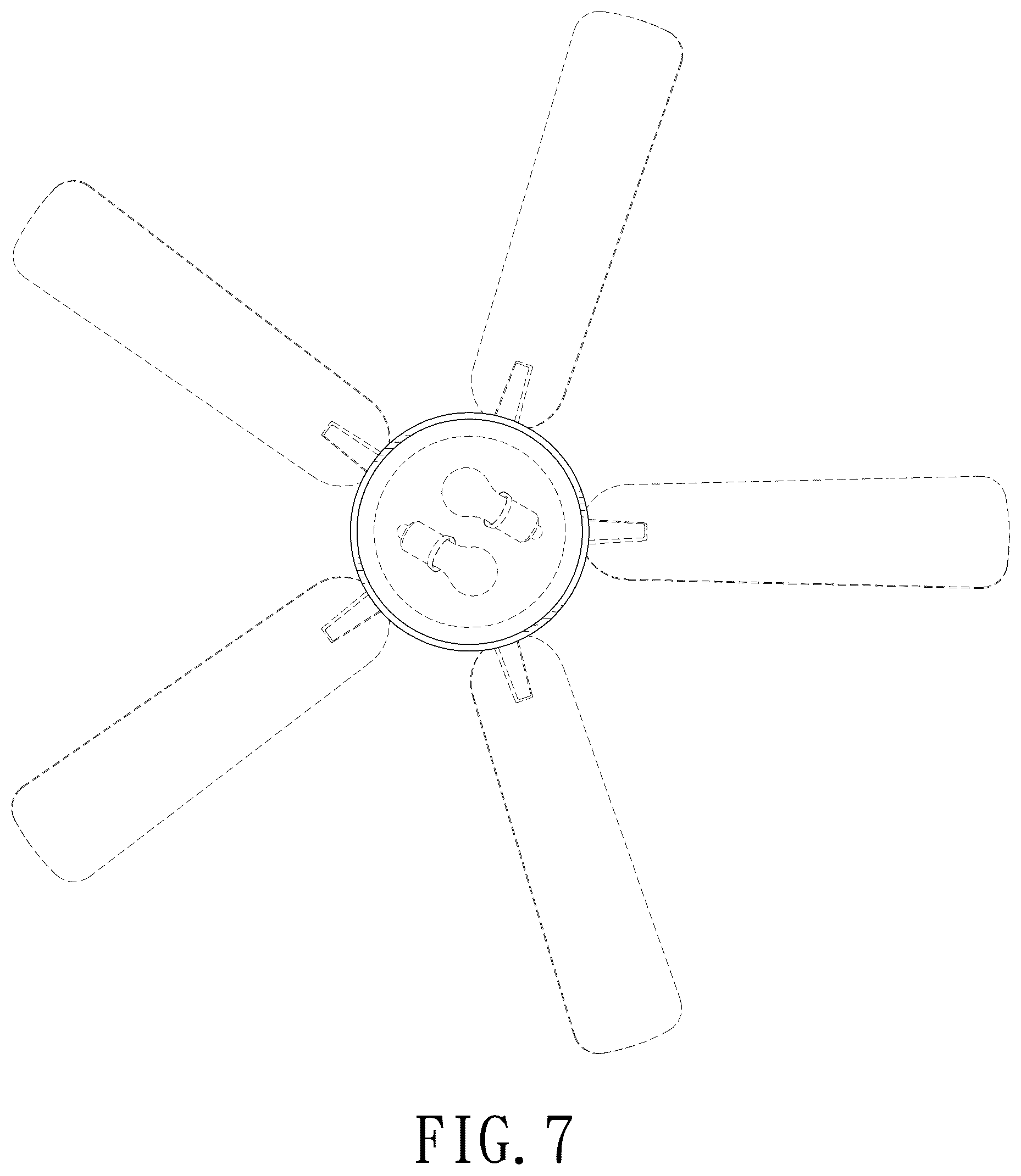 Patent USD1043949 Figure 5 – Ceiling fan light kit