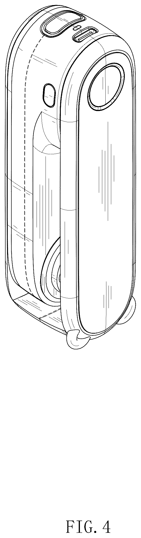Patent USD1043951 Figure 4 – Handheld fan