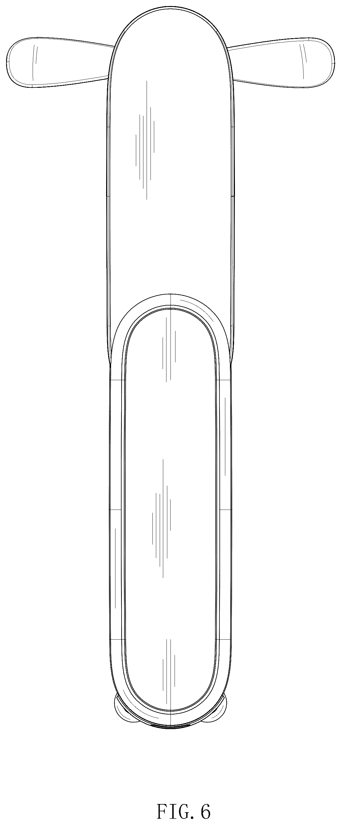 Patent USD1043951 Figure 6 – Handheld fan