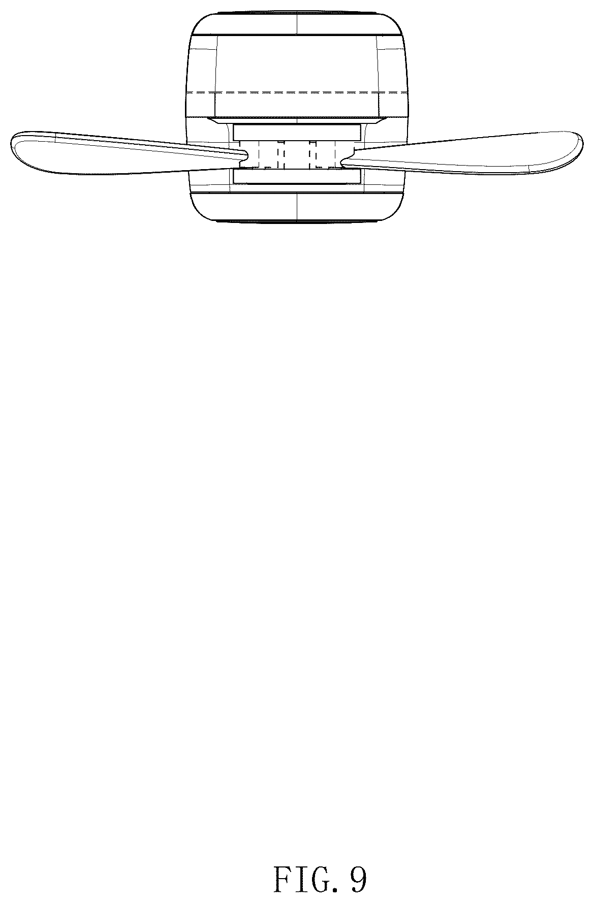 Patent USD1043951 Figure 9 – Handheld fan