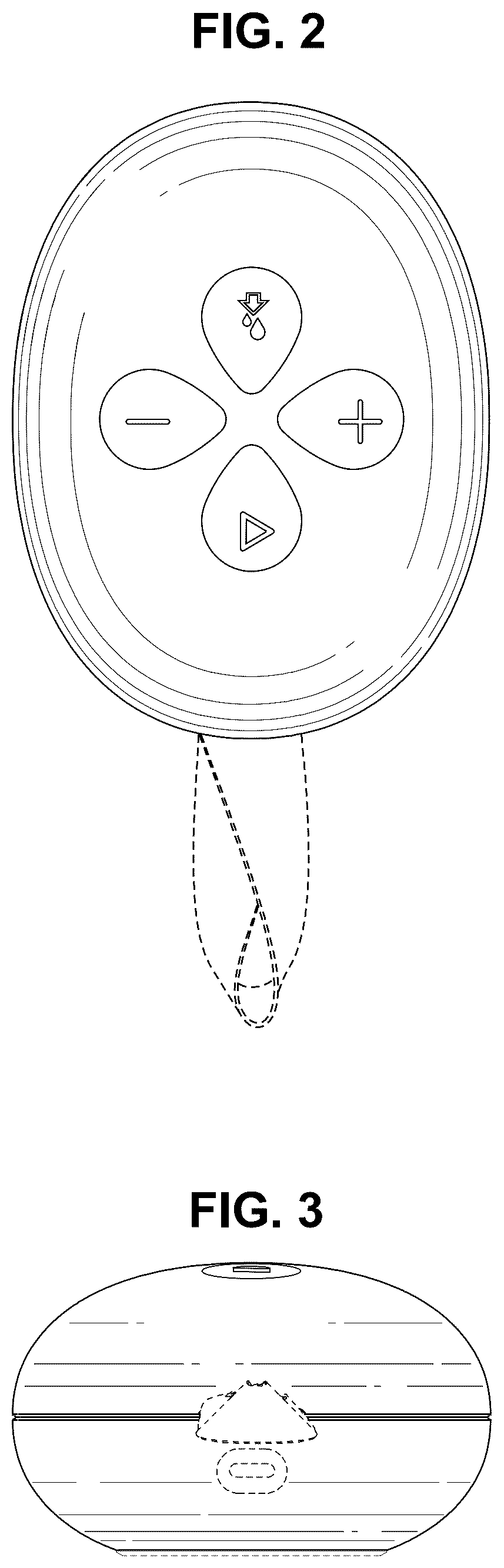 Patent USD1043958 Figure 2 – Breast pump housing