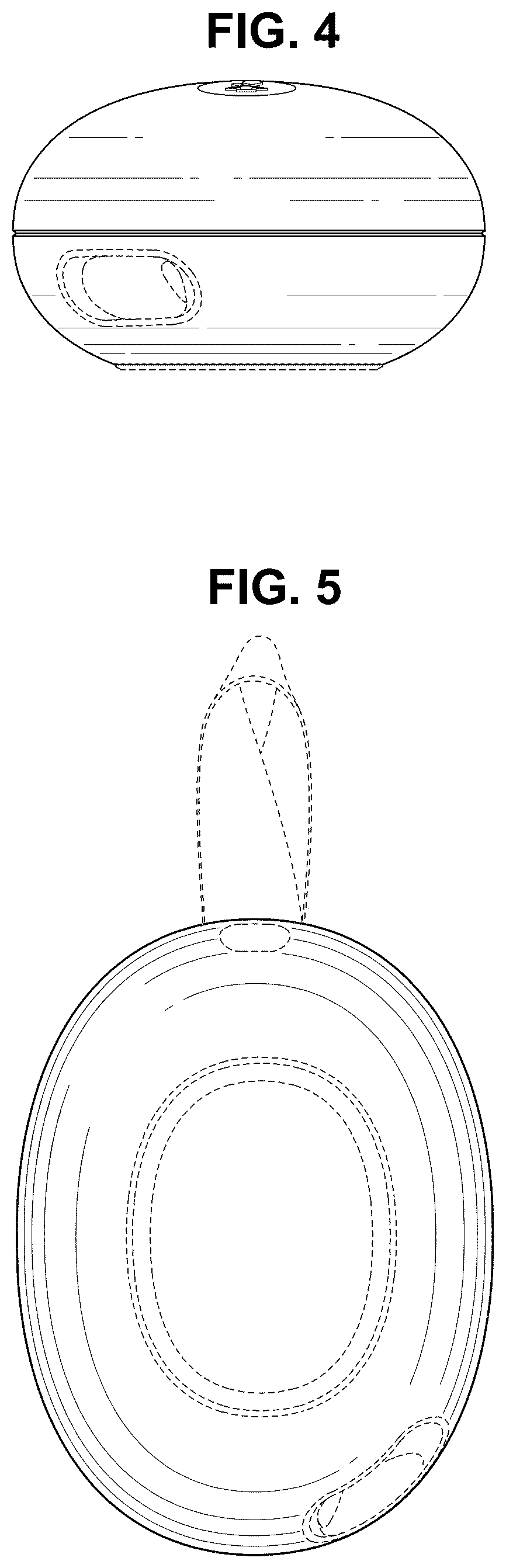 Patent USD1043958 Figure 3 – Breast pump housing