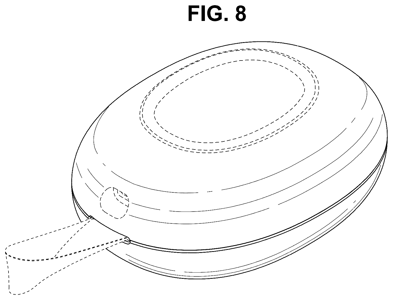 Patent USD1043958 Figure 5 – Breast pump housing