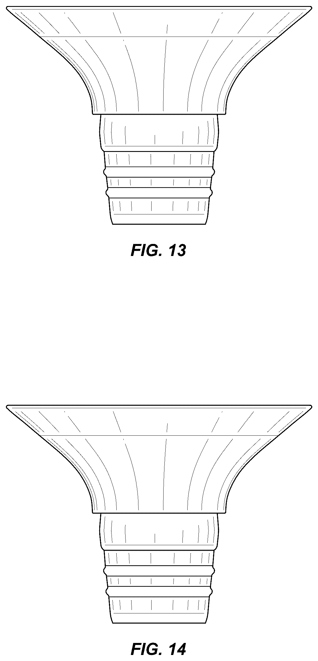 Patent USD1043959 Figure 7 – Breast pump flange