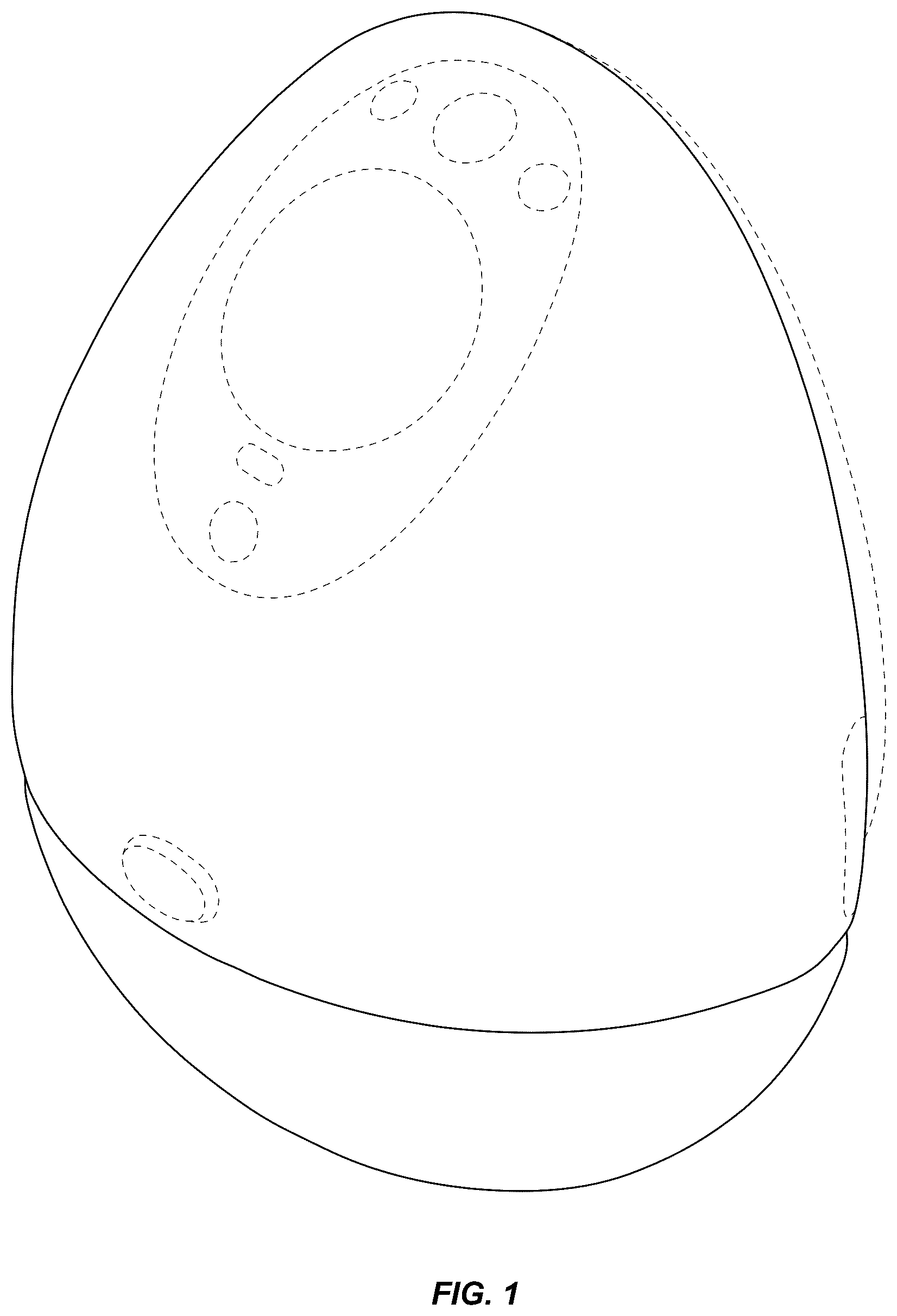 Patent USD1043960 Figure 1 – Breast pump