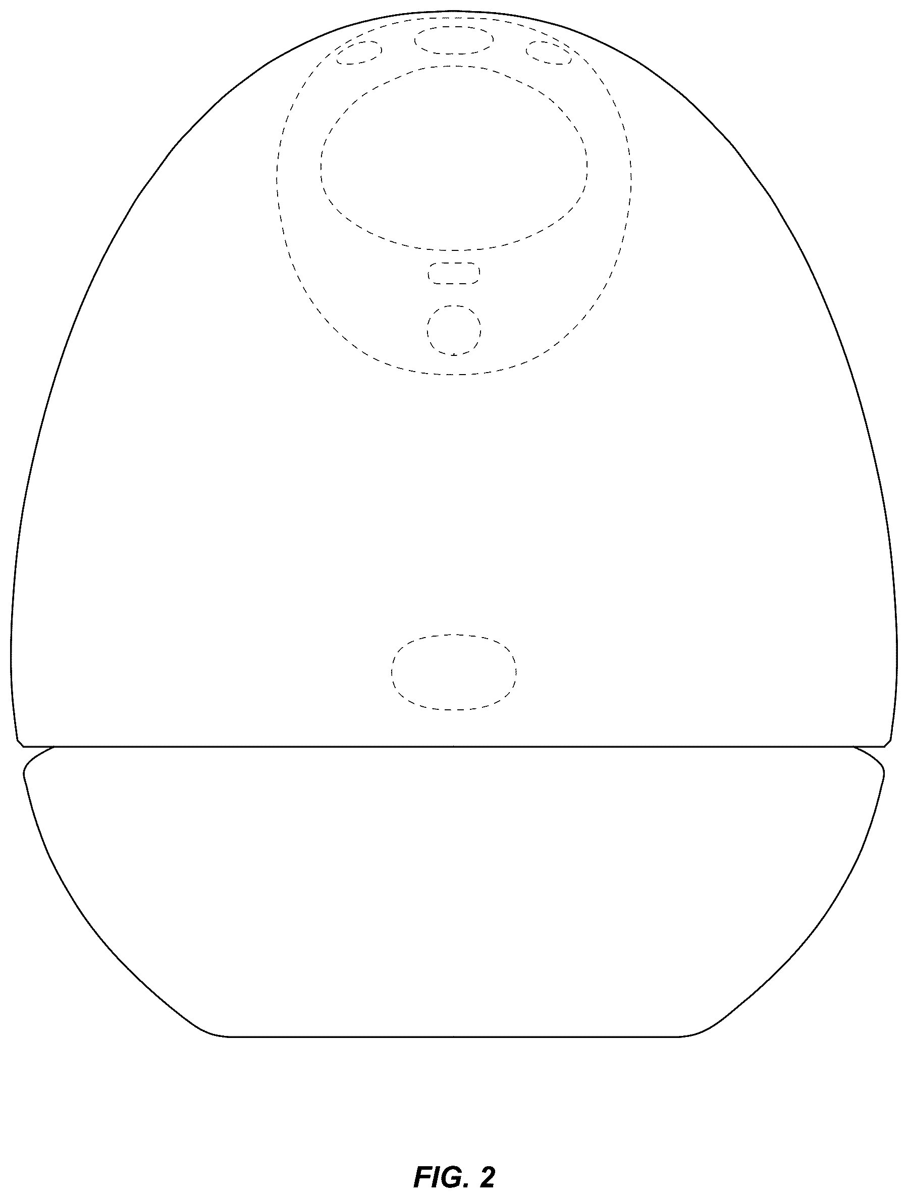 Patent USD1043960 Figure 2 – Breast pump