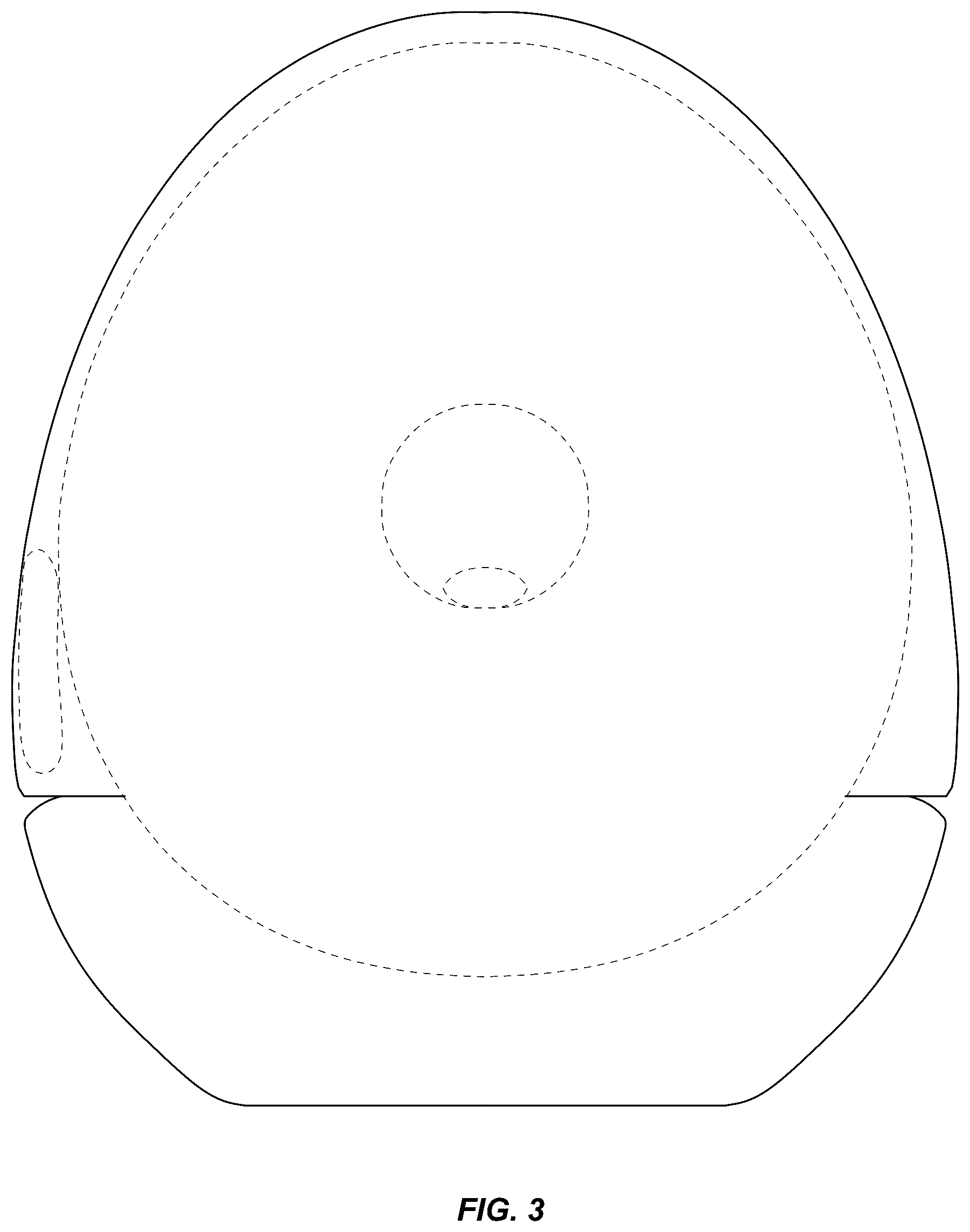 Patent USD1043960 Figure 3 – Breast pump