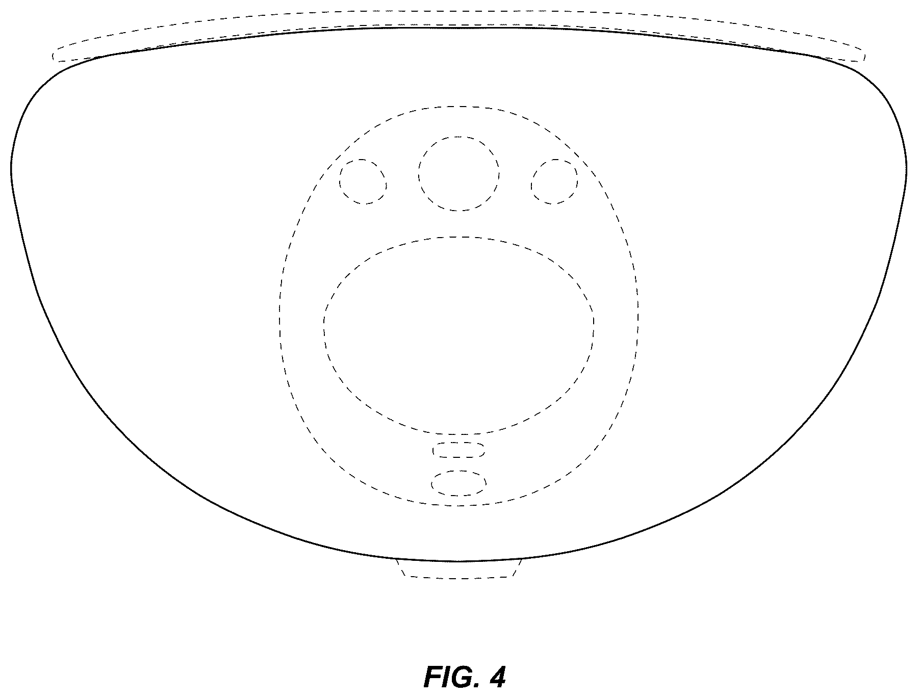 Patent USD1043960 Figure 4 – Breast pump