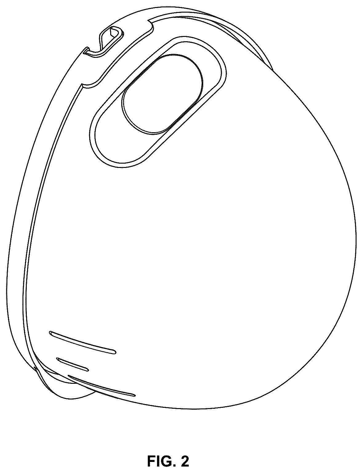 Patent USD1043961 Figure 2 – Breast pump