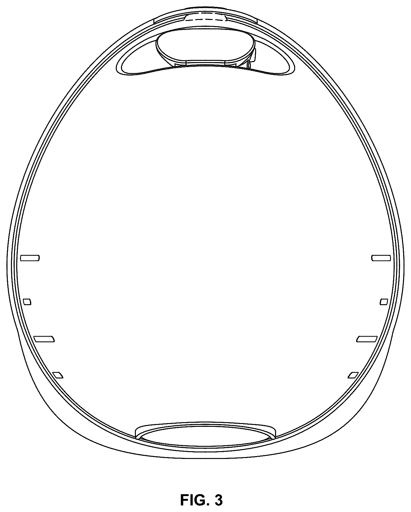 Patent USD1043961 Figure 3 – Breast pump