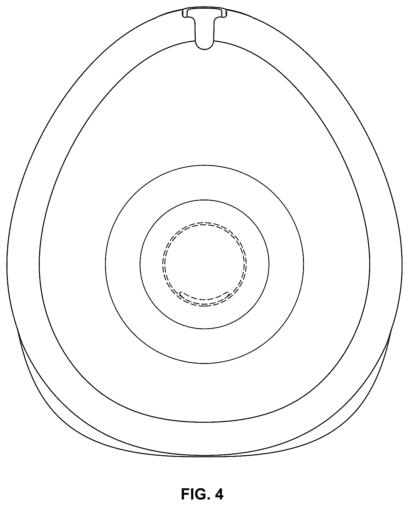Patent USD1043961 Figure 4 – Breast pump