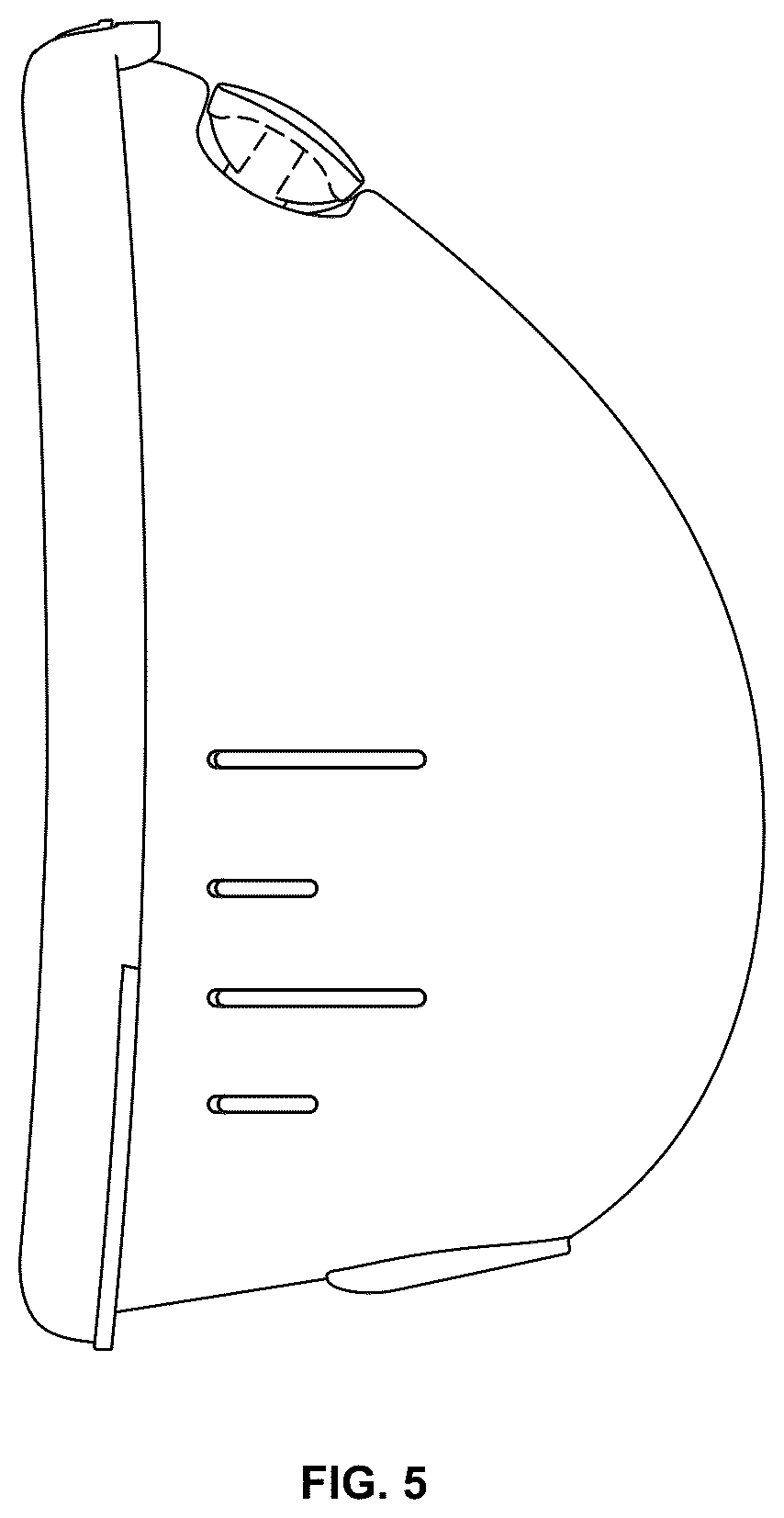 Patent USD1043961 Figure 5 – Breast pump