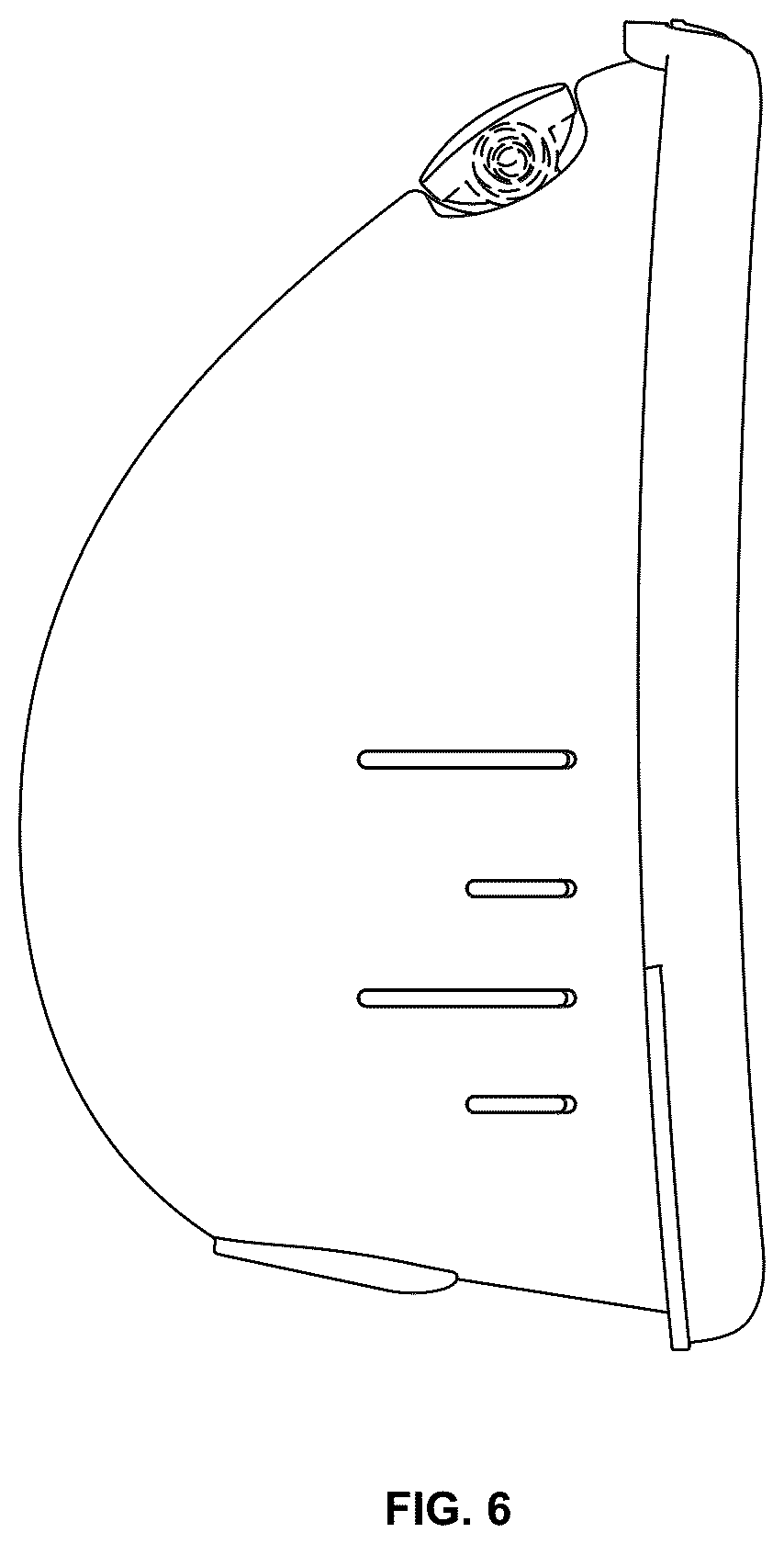 Patent USD1043961 Figure 6 – Breast pump