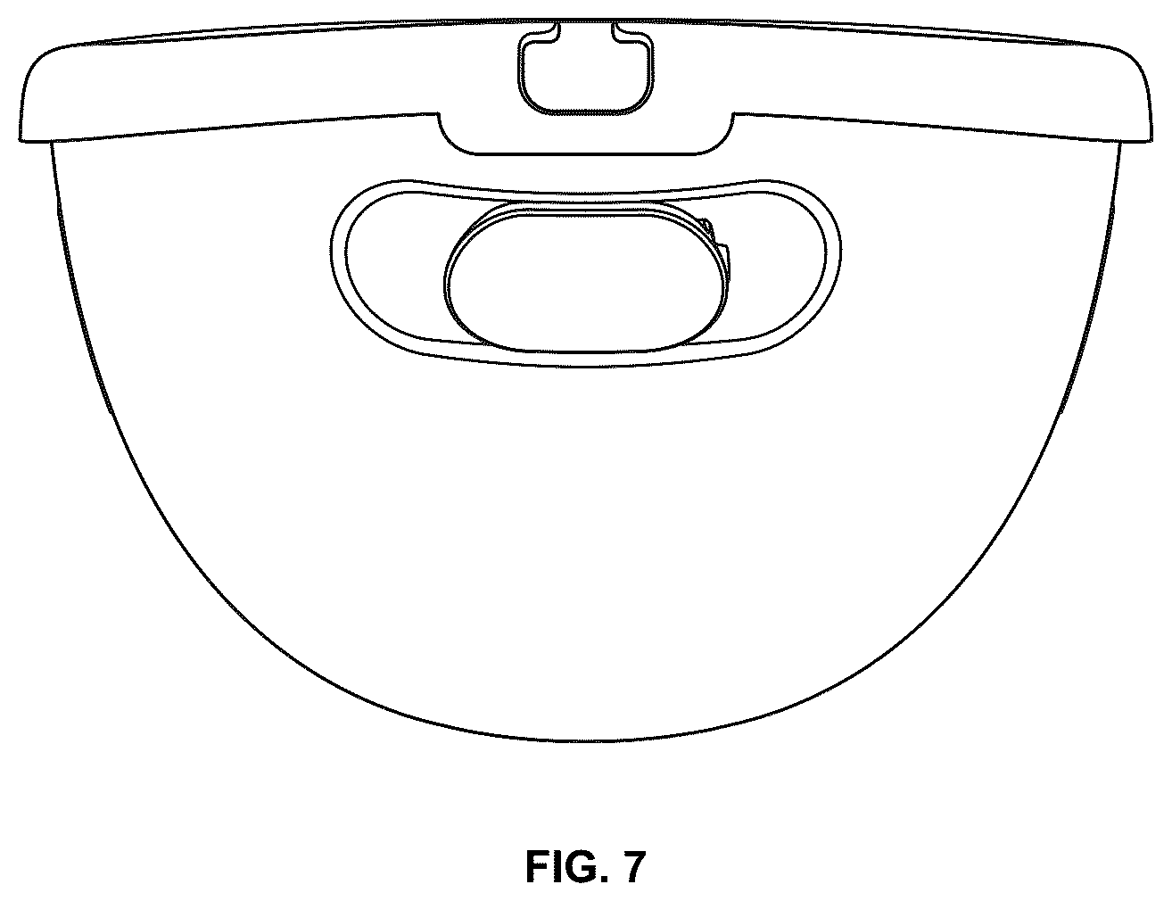 Patent USD1043961 Figure 7 – Breast pump