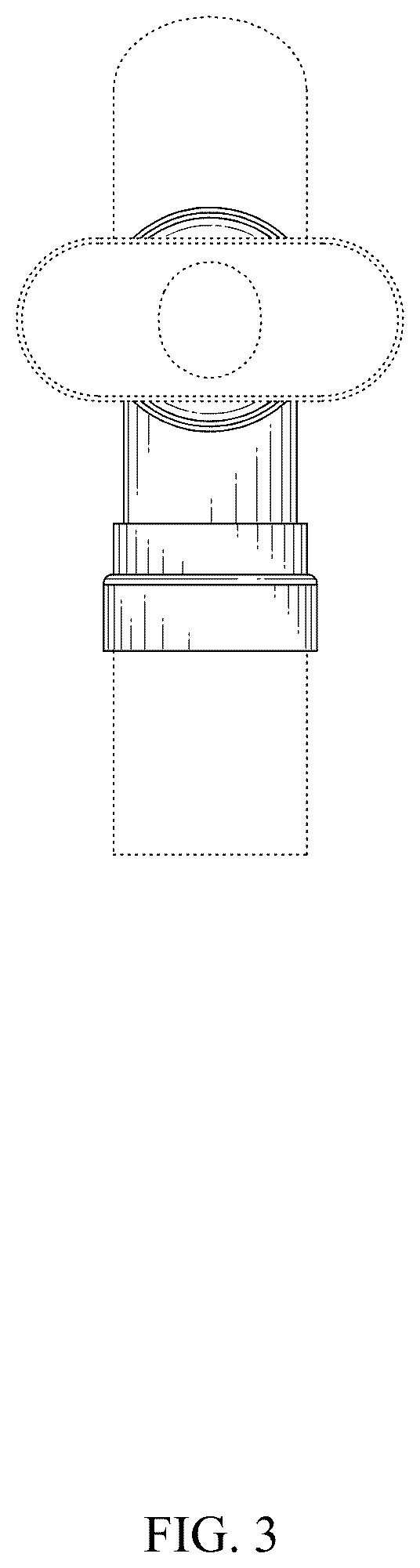 Patent USD1043962 Figure 3 – Combination peak flow meter, inhaler, and nebulizer