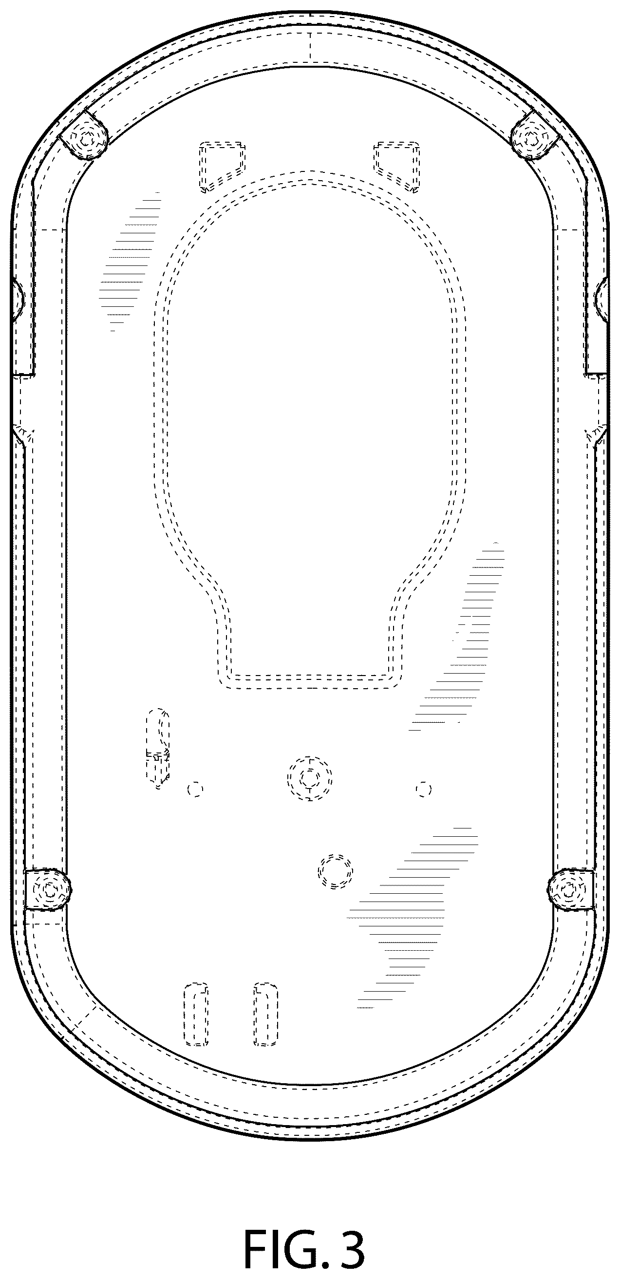 Patent USD1043968 Figure 3 – Wearable medical injection device