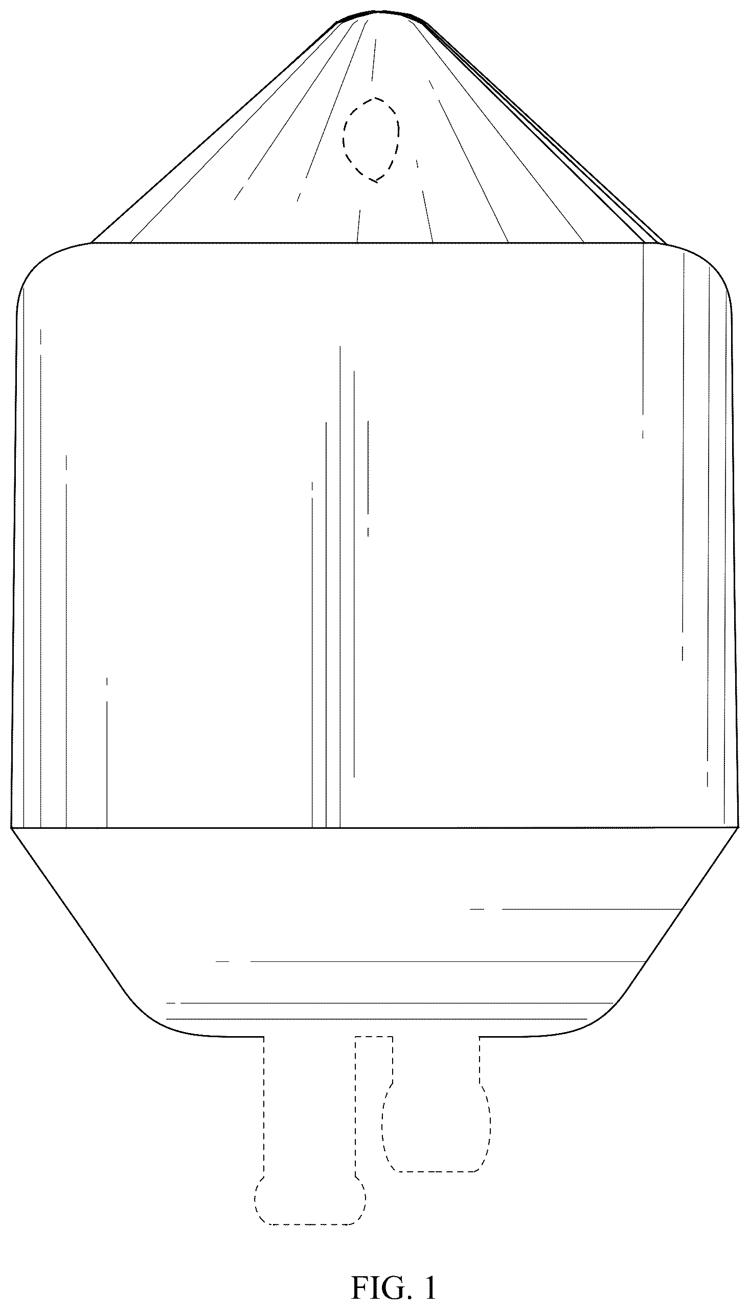 Patent USD1043970 — IV bag — Figure 1