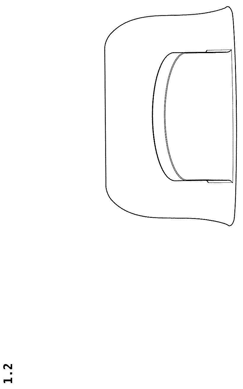 Patent USD1043971 Figure 2 – Applicator for a bottle for eye drops