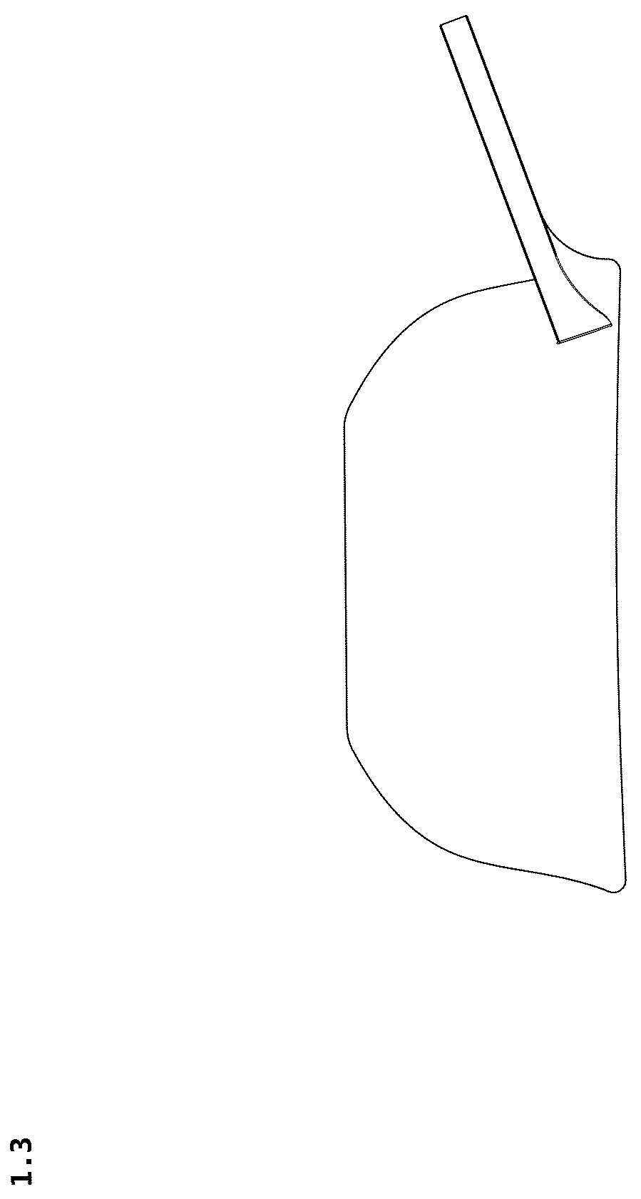 Patent USD1043971 Figure 3 – Applicator for a bottle for eye drops