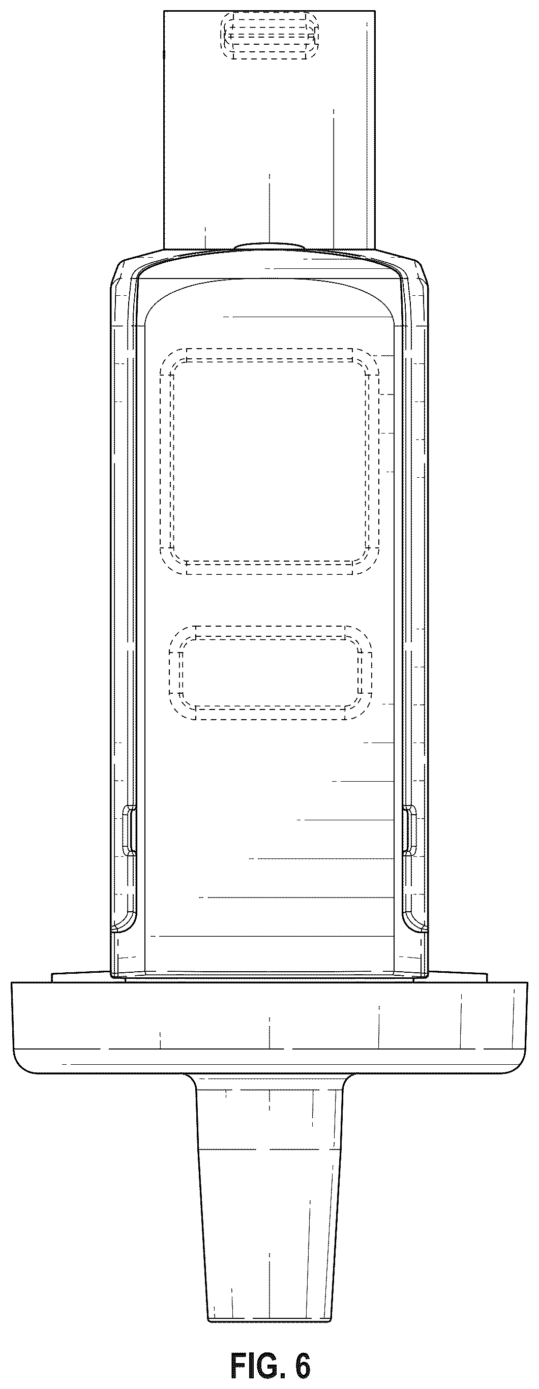 Patent USD1043975 Figure 5 – Fluid transfer adapter
