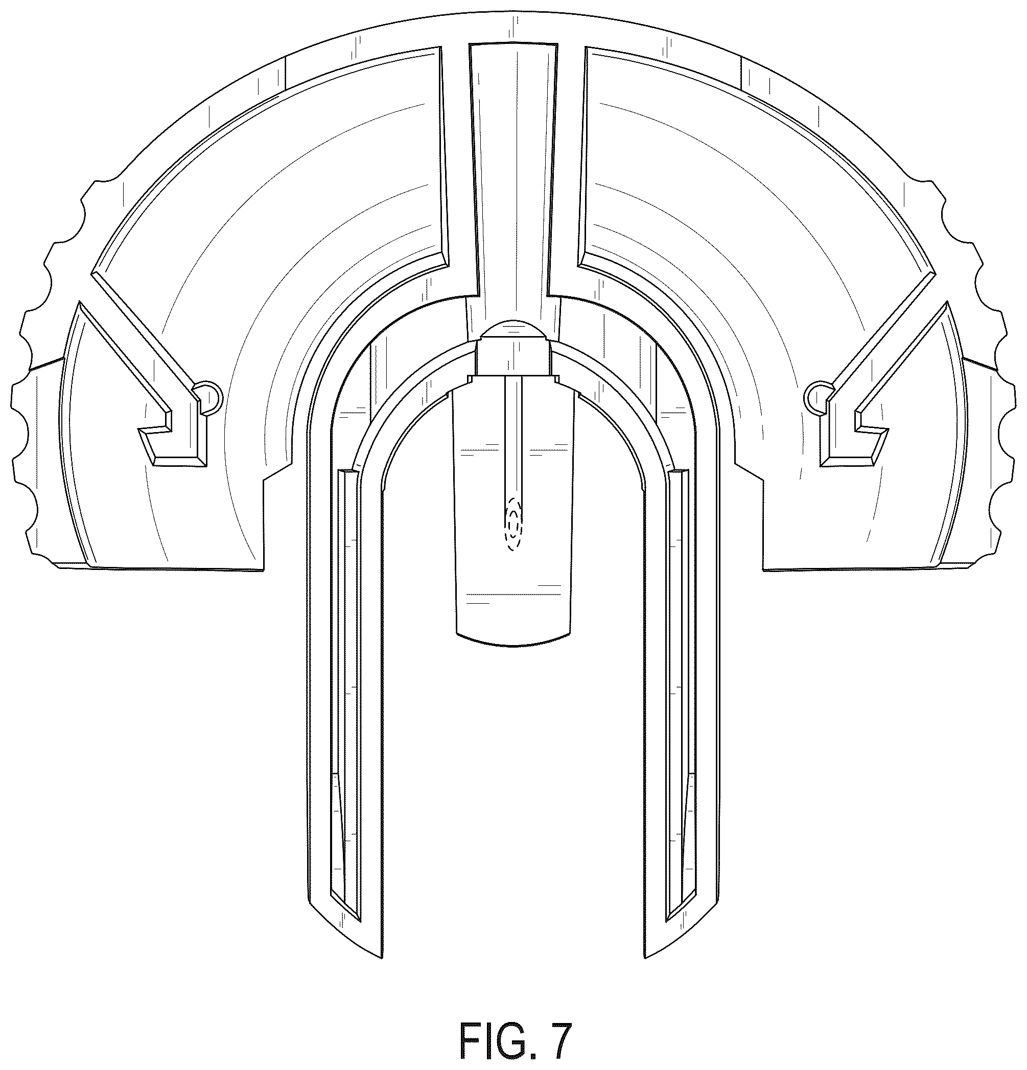 Patent USD1043976 Figure 5 – Fluid transfer connector