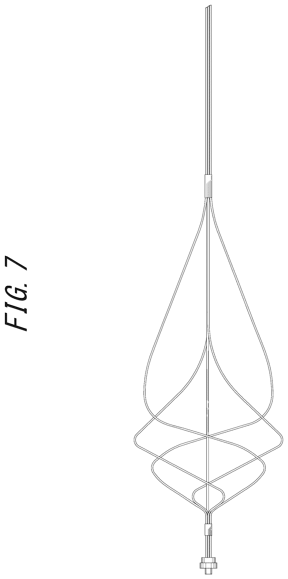 Patent USD1043981 Figure 7 – Stone retrieval basket for medical device