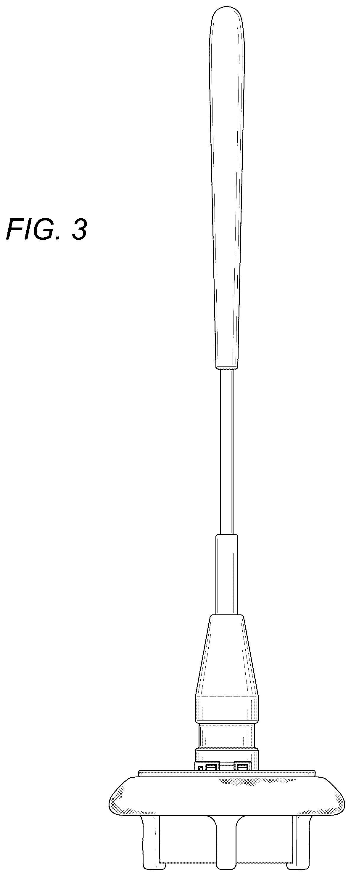 Patent USD1043986 Figure 3 – Prosthetic valve and holder