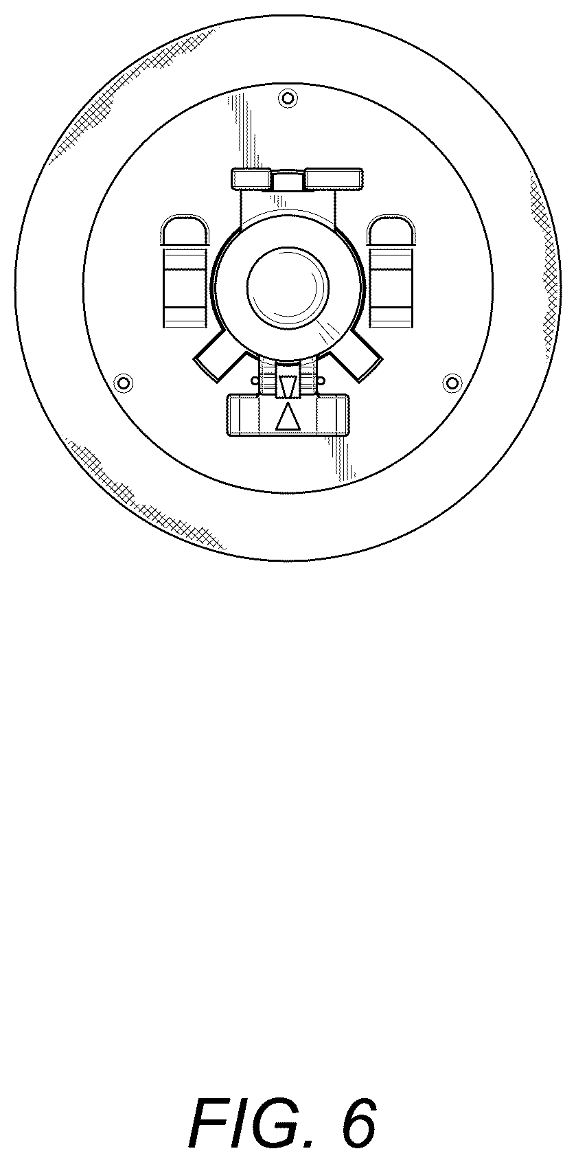 Patent USD1043986 Figure 6 – Prosthetic valve and holder
