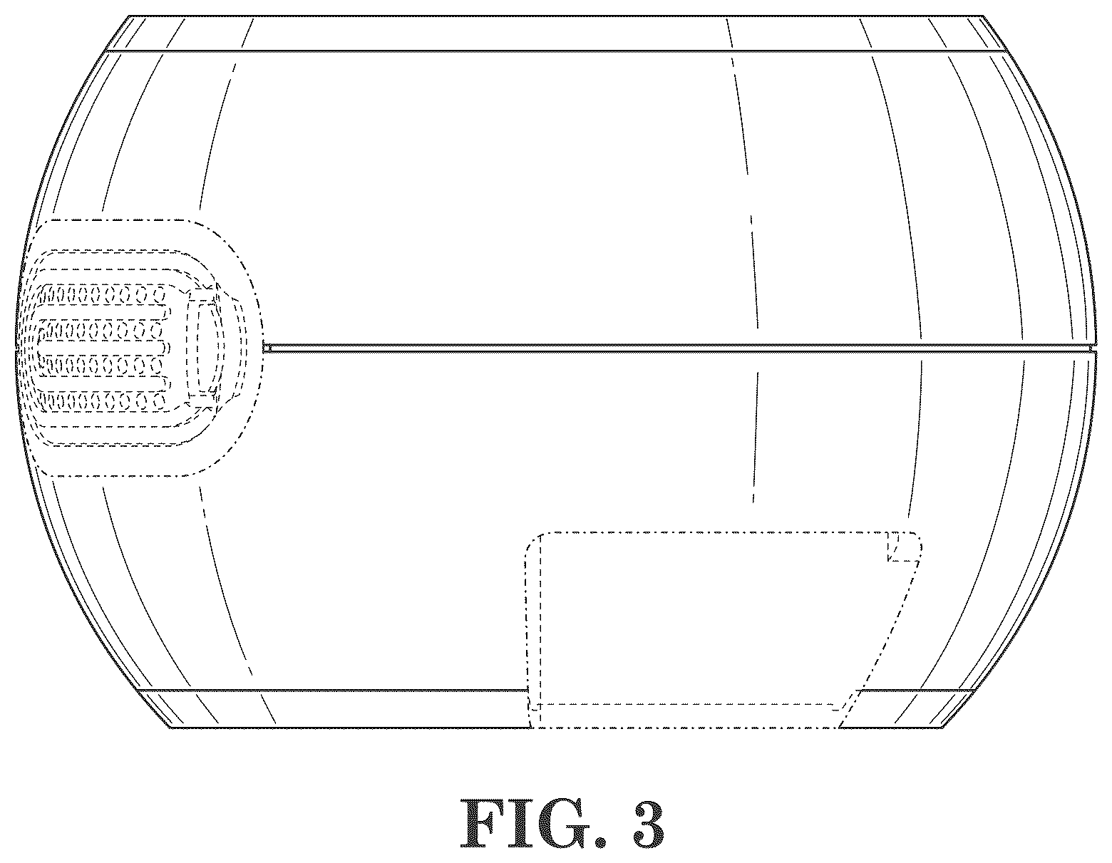 Patent USD1043987 Figure 3 – Housing for a positive airway pressure apparatus