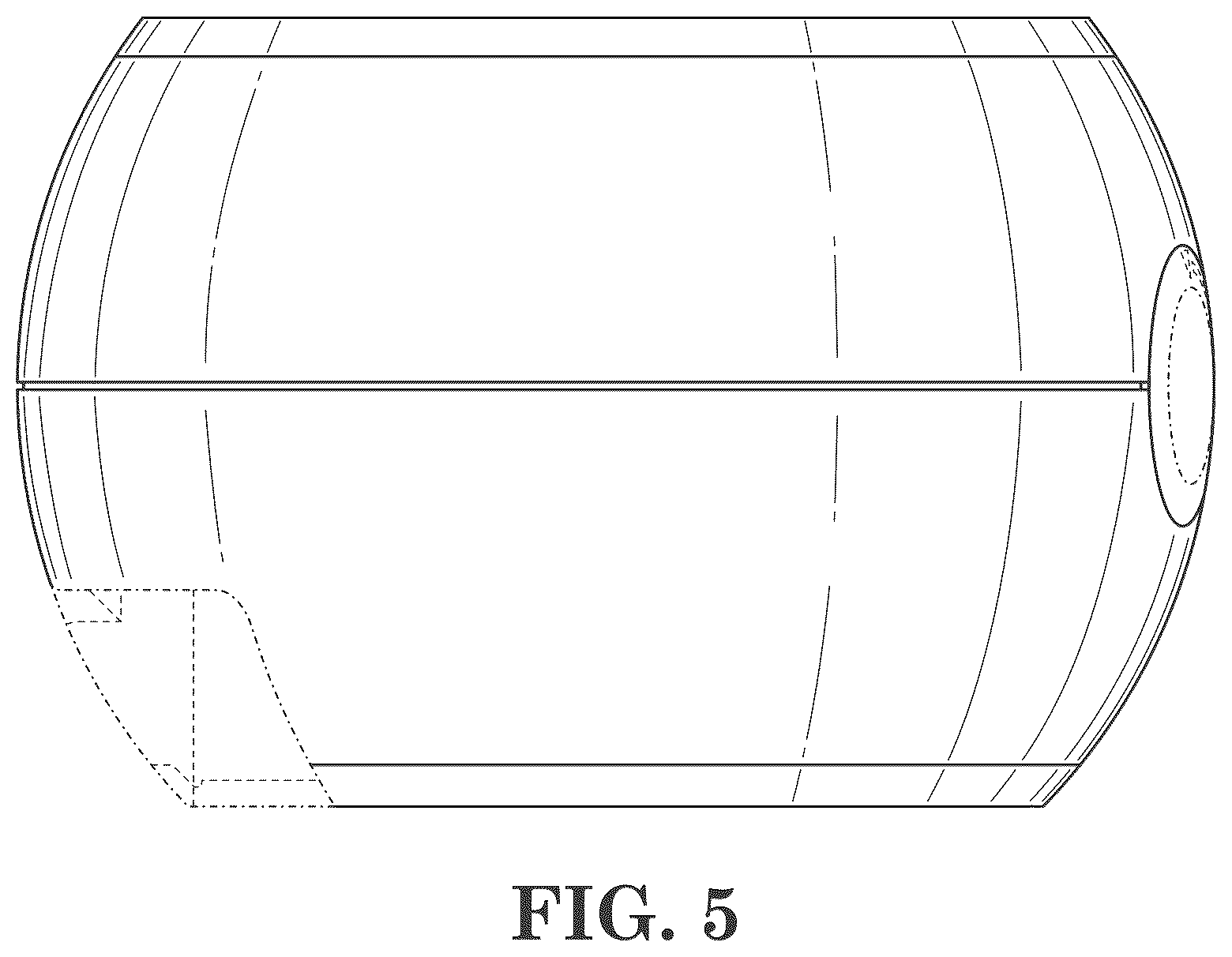 Patent USD1043987 Figure 5 – Housing for a positive airway pressure apparatus