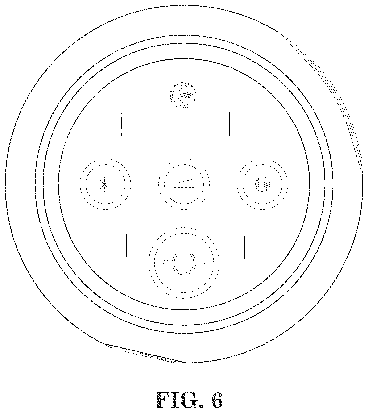 Patent USD1043987 Figure 6 – Housing for a positive airway pressure apparatus