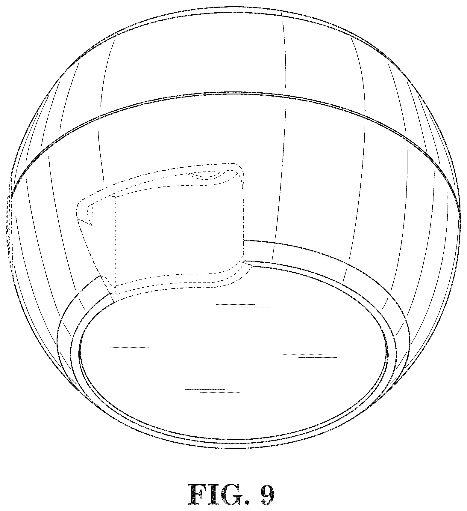 Patent USD1043987 Figure 9 – Housing for a positive airway pressure apparatus