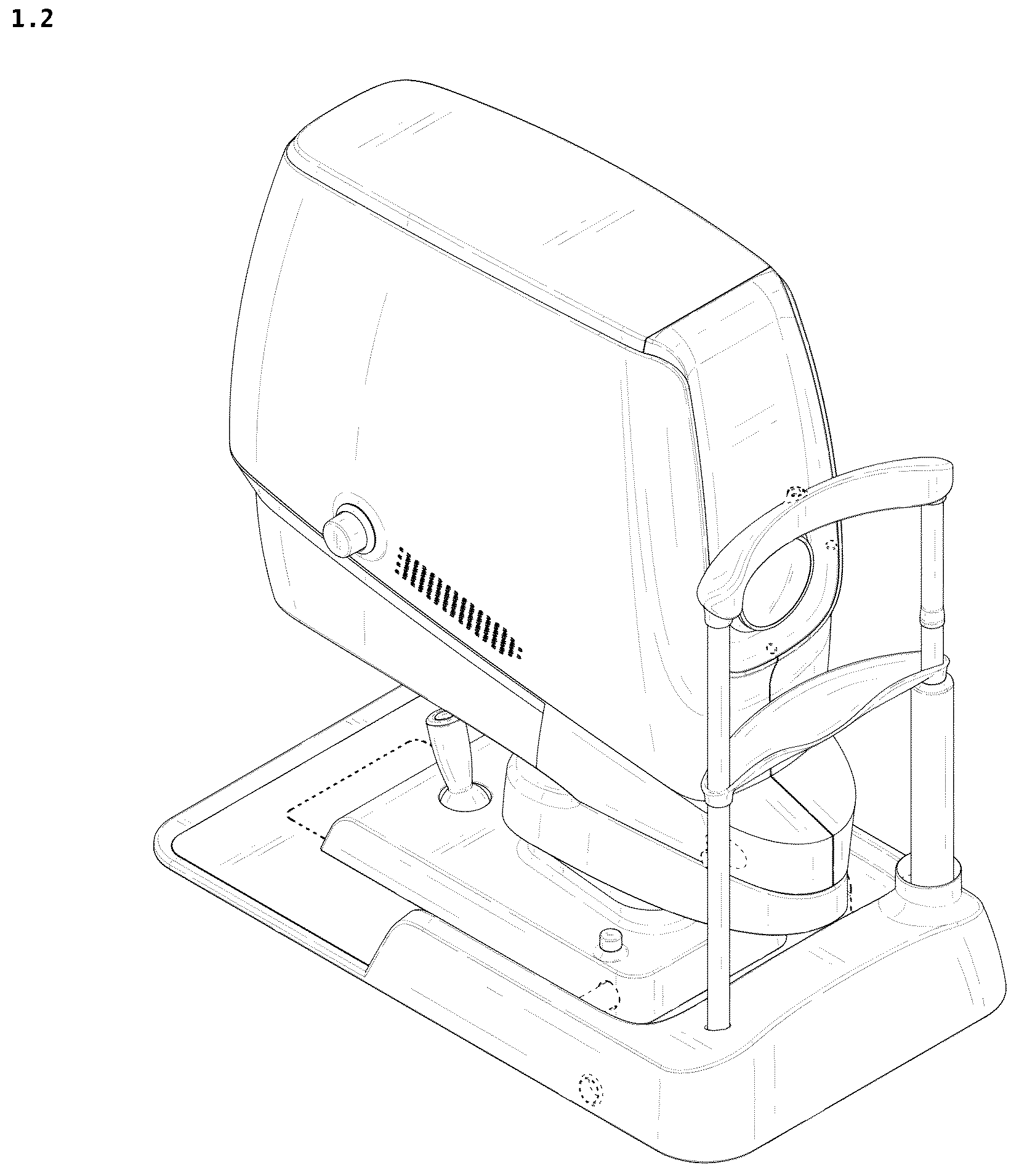 Patent USD1043992 Figure 2 – Eye testing apparatus