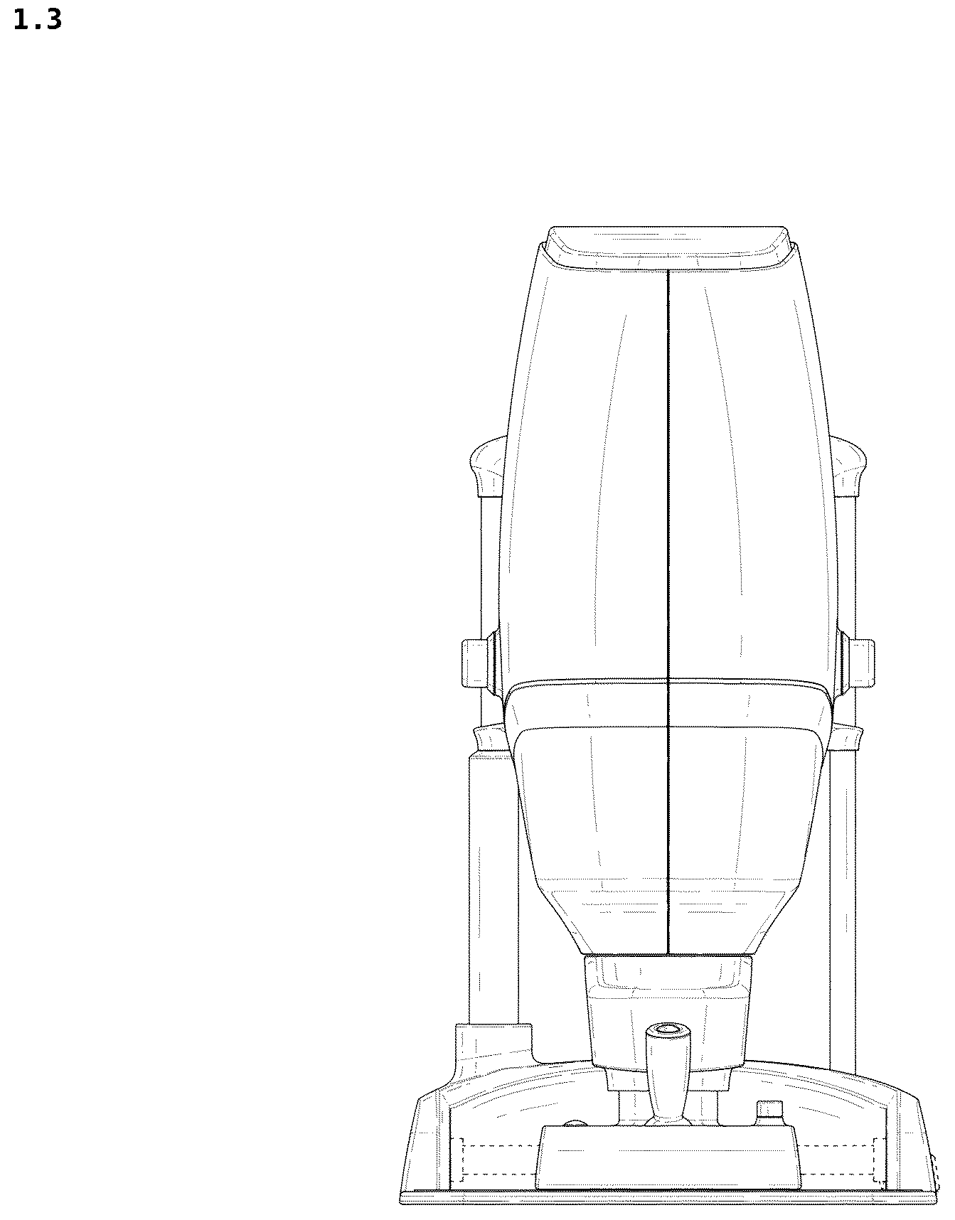 Patent USD1043992 Figure 3 – Eye testing apparatus