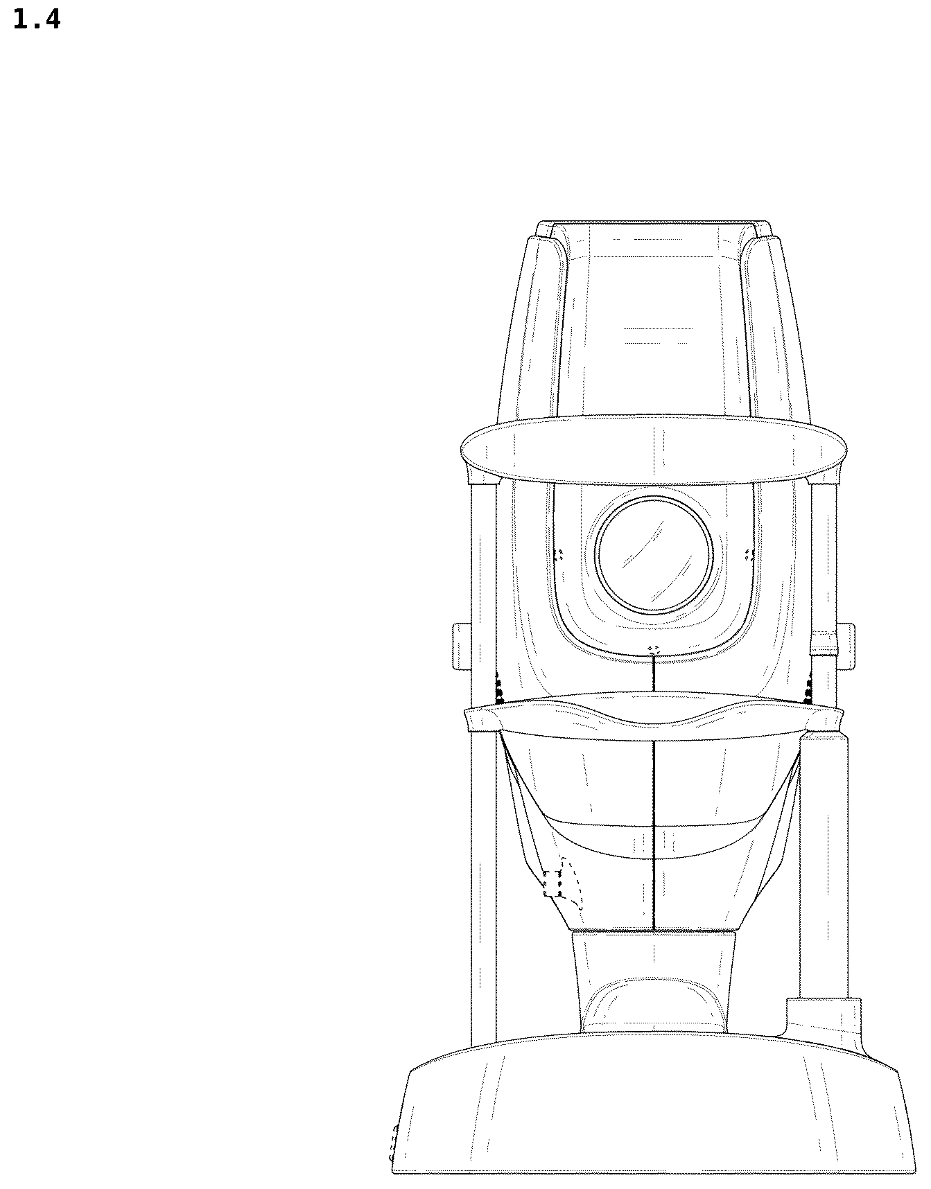 Patent USD1043992 Figure 4 – Eye testing apparatus